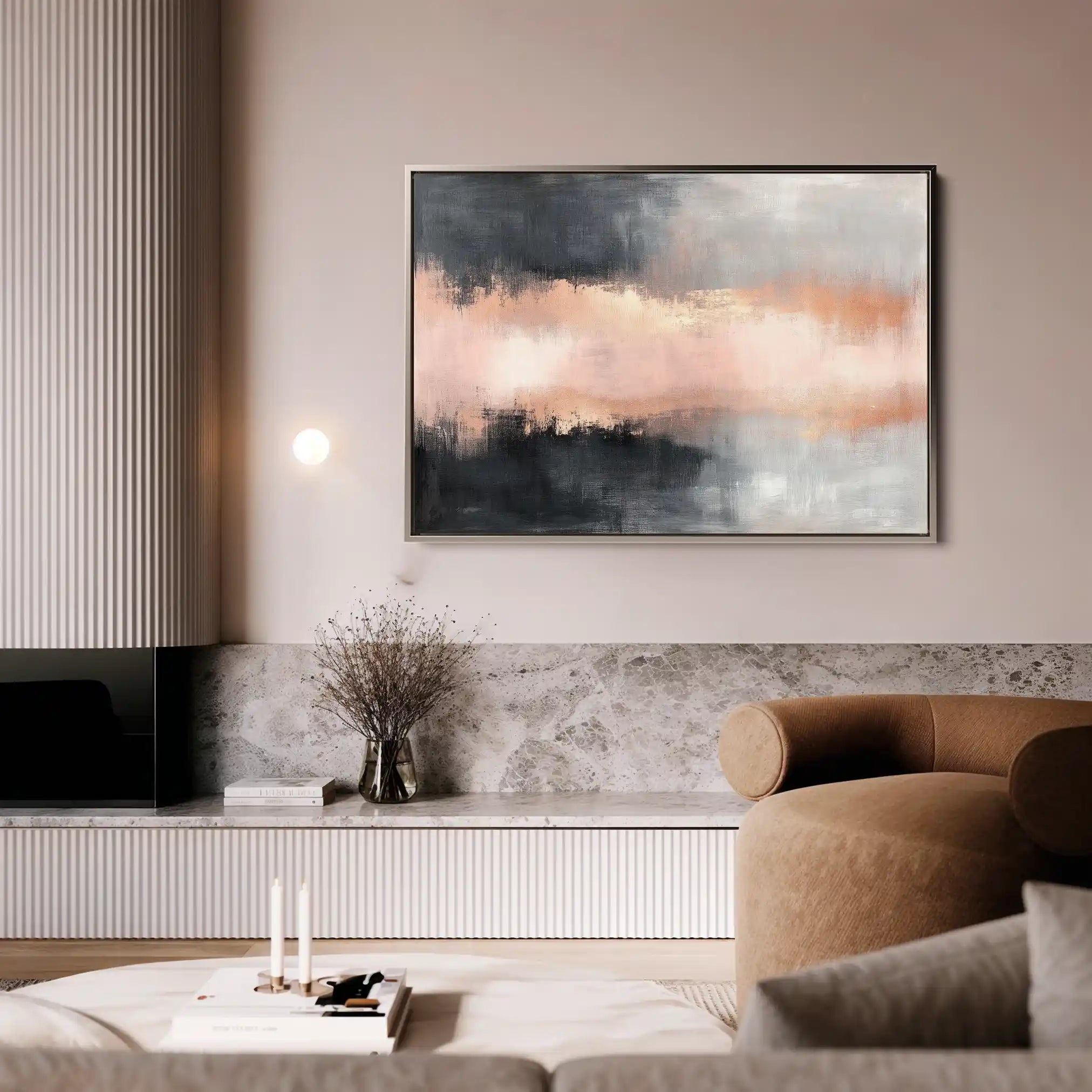 Abstract 311 Canvas Art 60 x 40 cm / Stretched on hidden frame