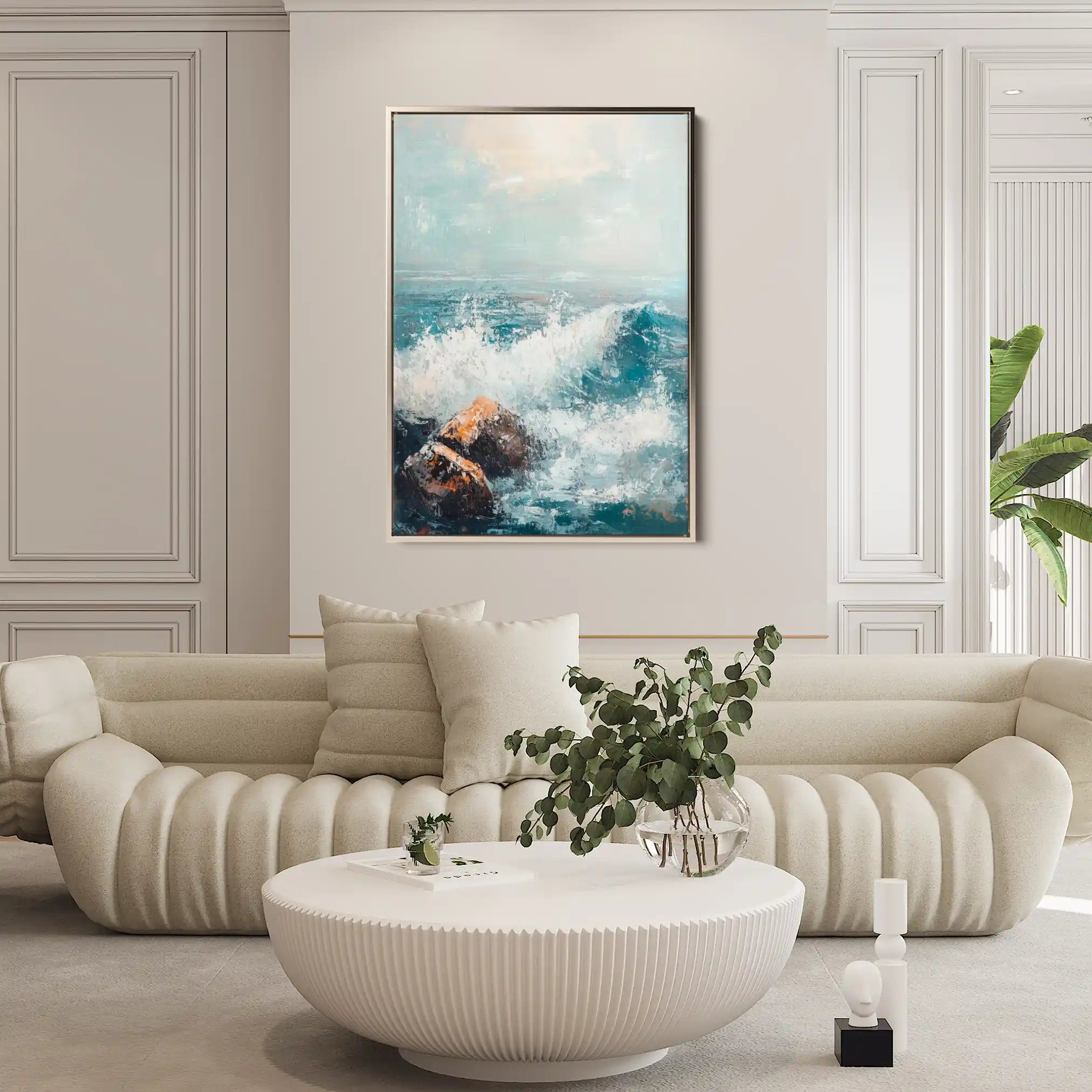 Landscape 311 Canvas Art 90 x 60 cm / Stretched on hidden frame