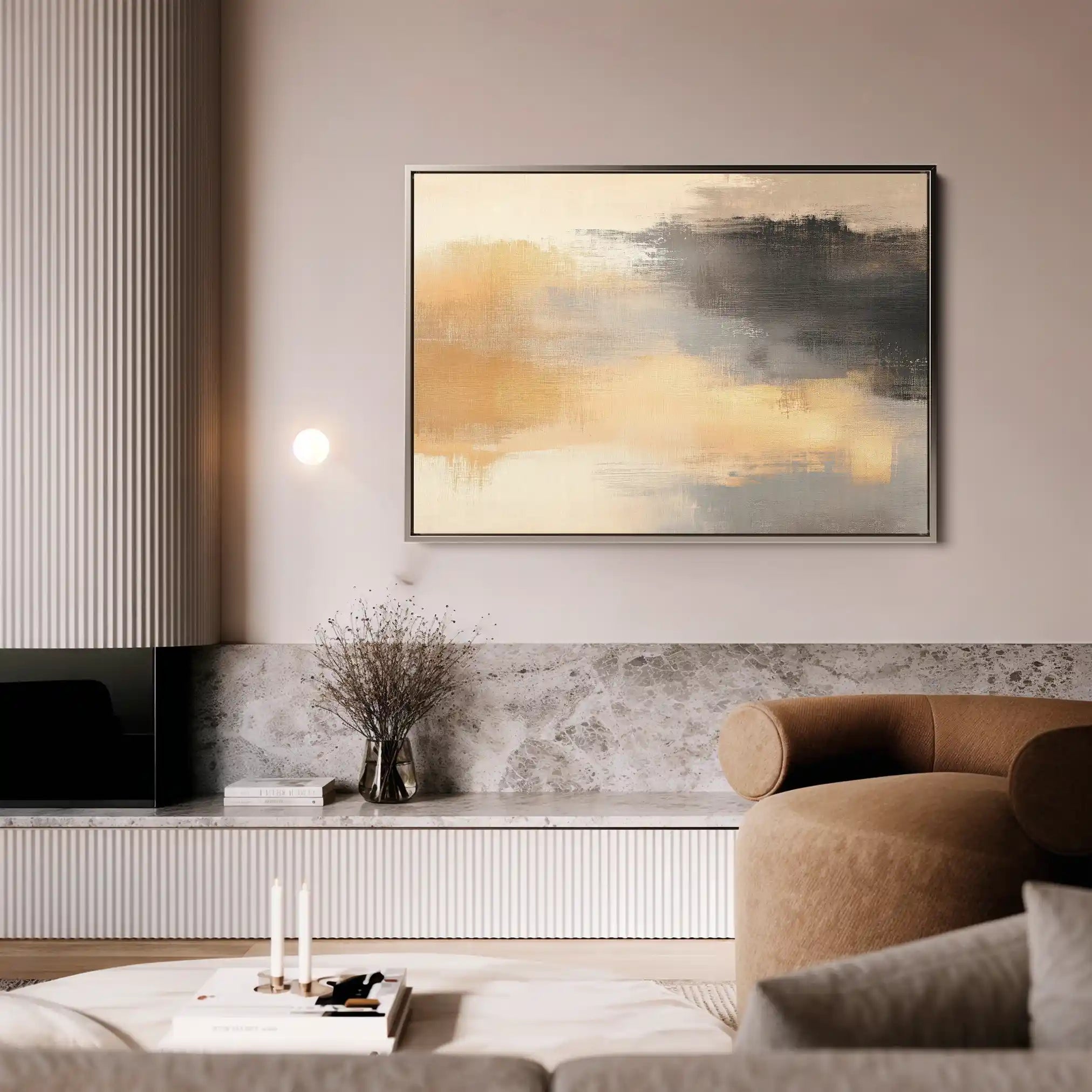 Abstract 312 Canvas Art 60 x 40 cm / Stretched on hidden frame