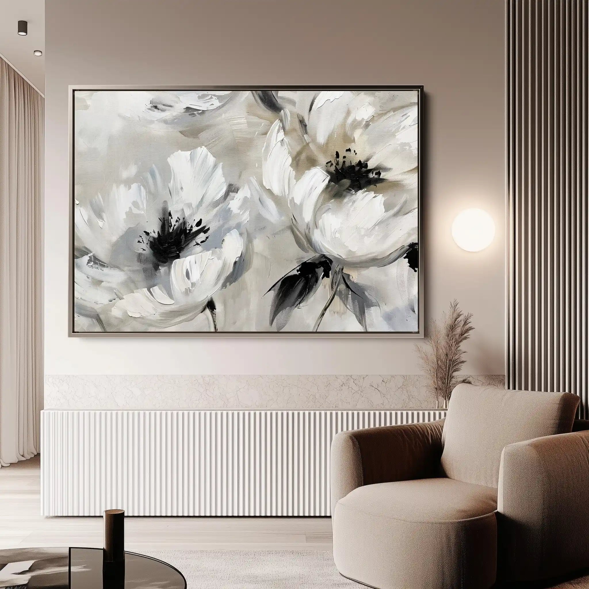 Floral Canvas Wall Art WAD312-F 90 x 60 cm / Stretched on hidden frame