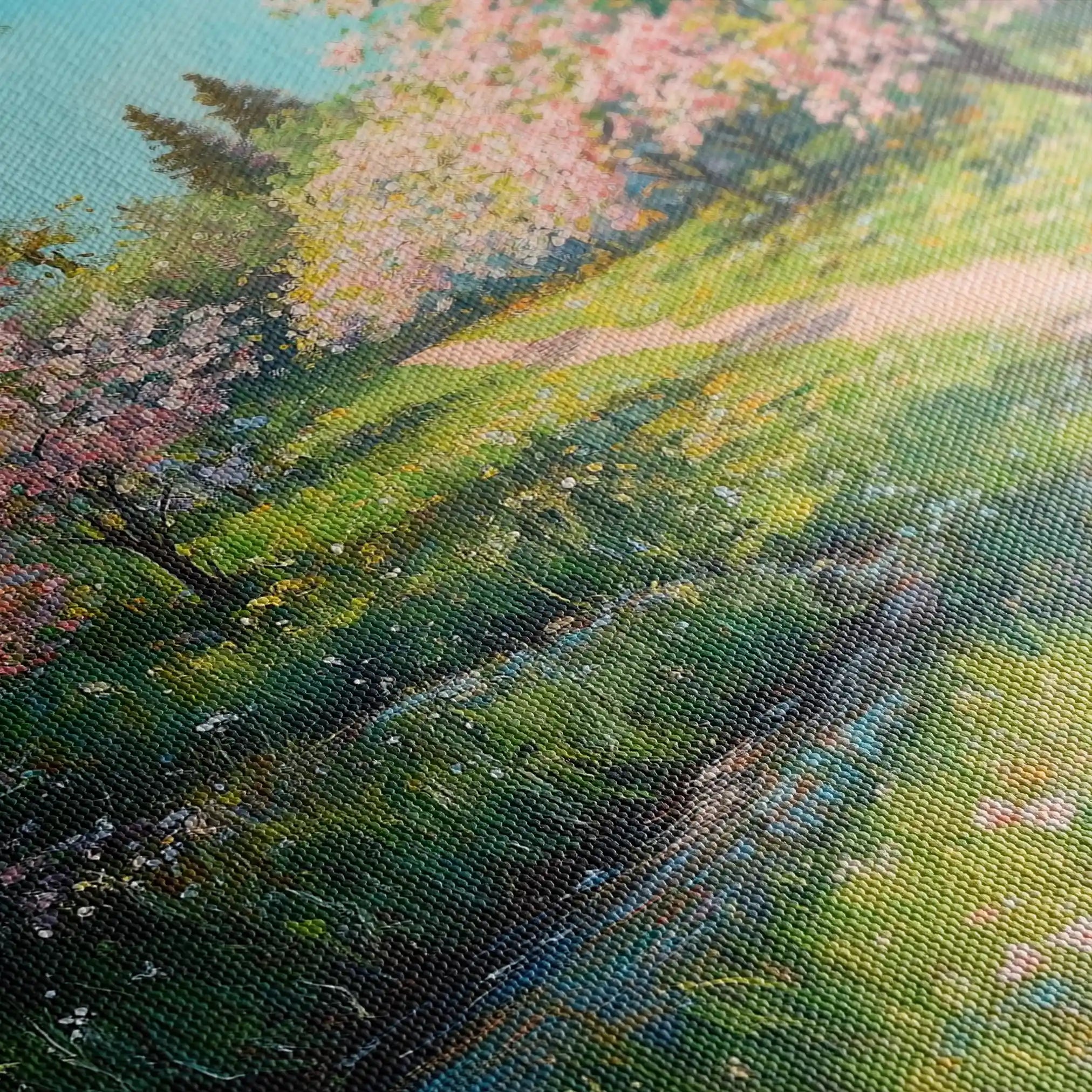 Landscape 312 Canvas Art 90 x 60 cm / Stretched on hidden frame