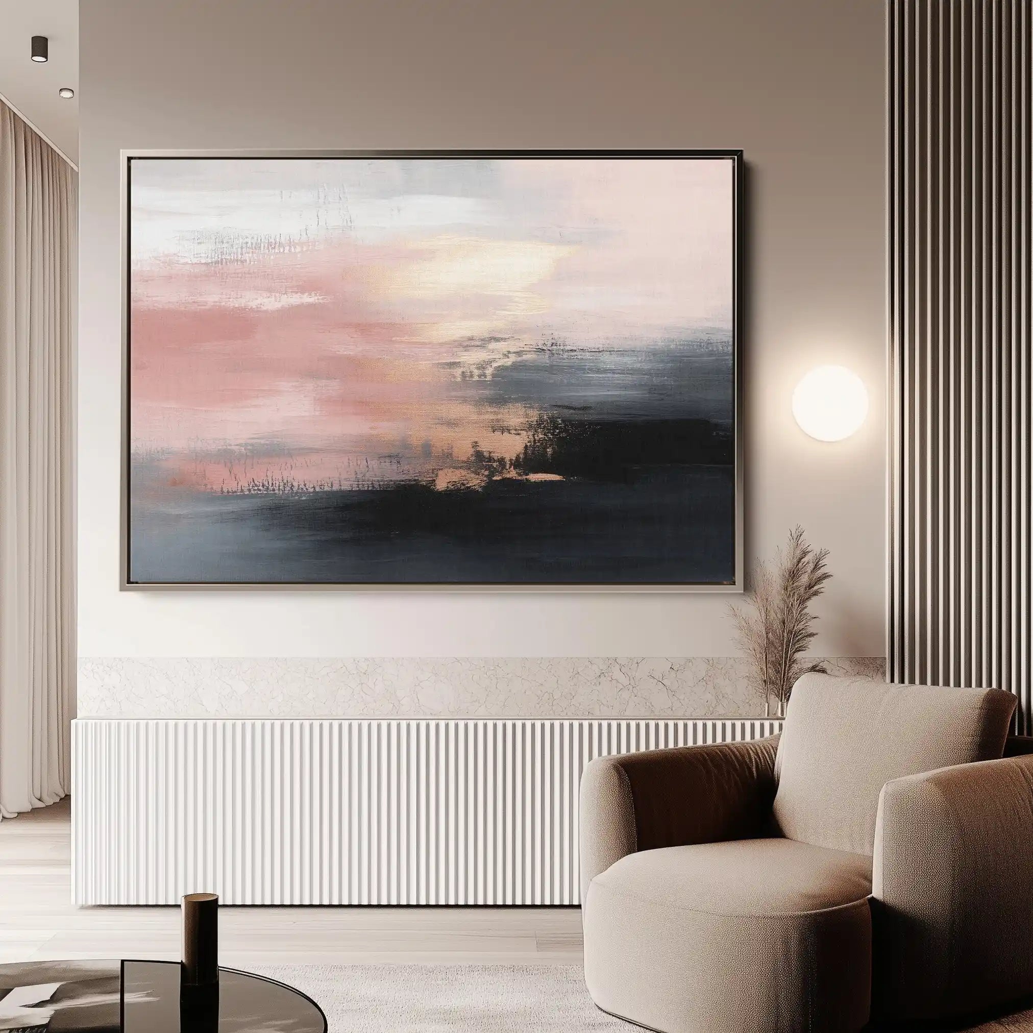 Abstract 313 Canvas Art 60 x 40 cm / Stretched on hidden frame