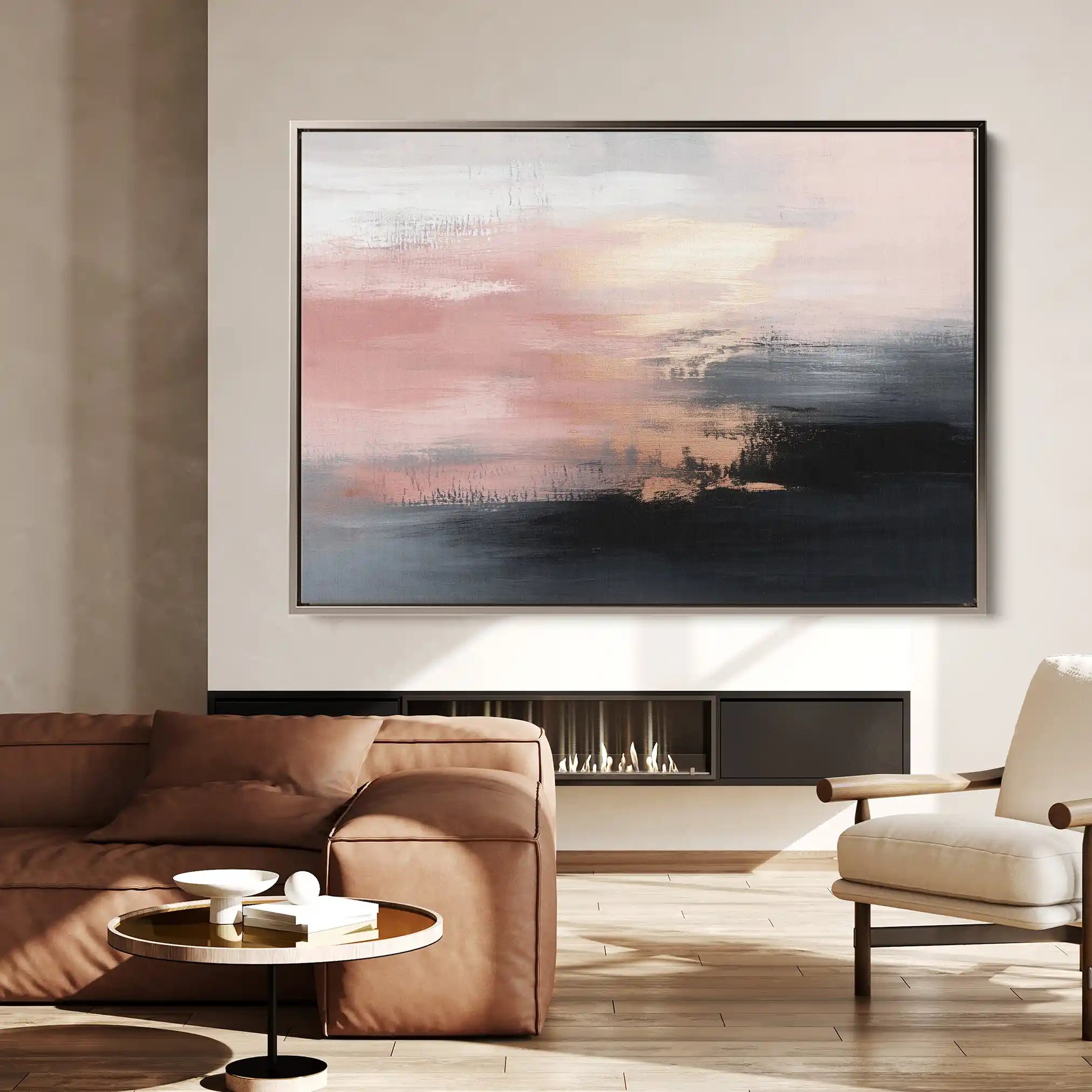 Abstract 313 Canvas Art 60 x 40 cm / Stretched on hidden frame