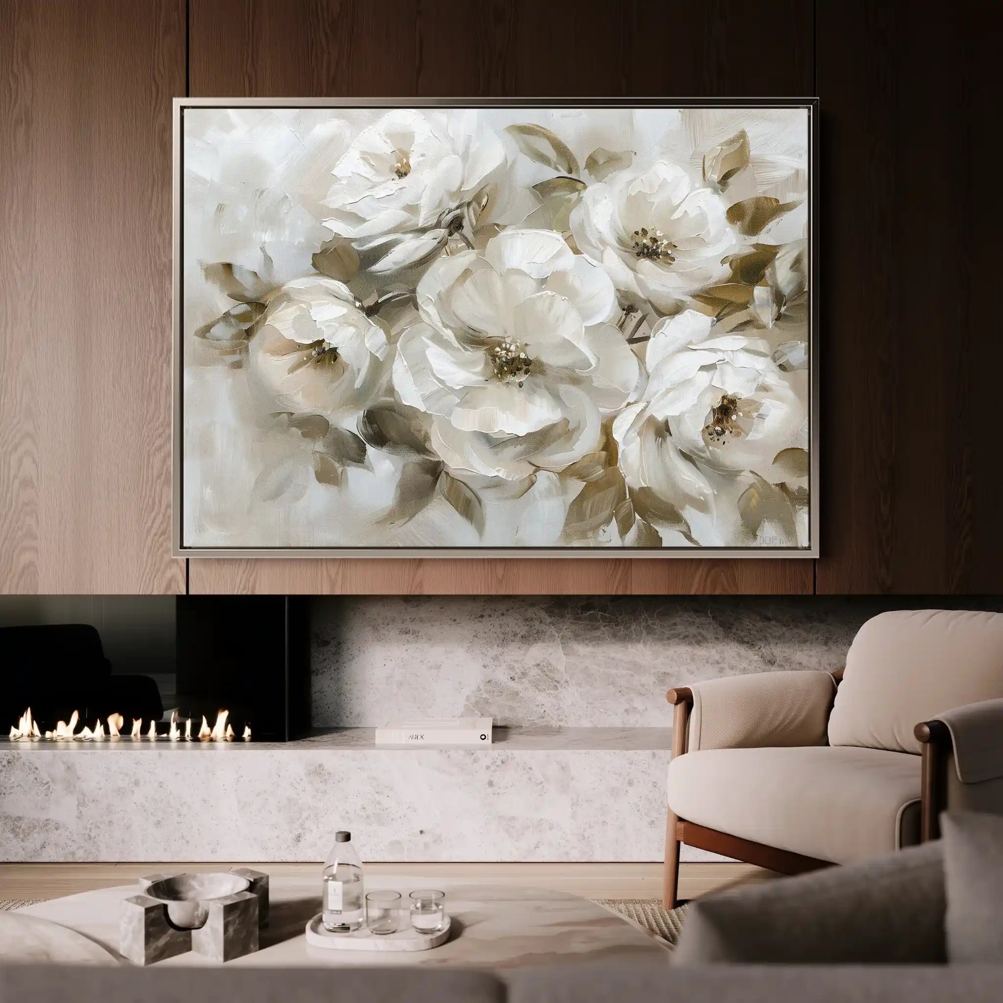 Floral Canvas Wall Art WAD313-F 90 x 60 cm / Stretched on hidden frame