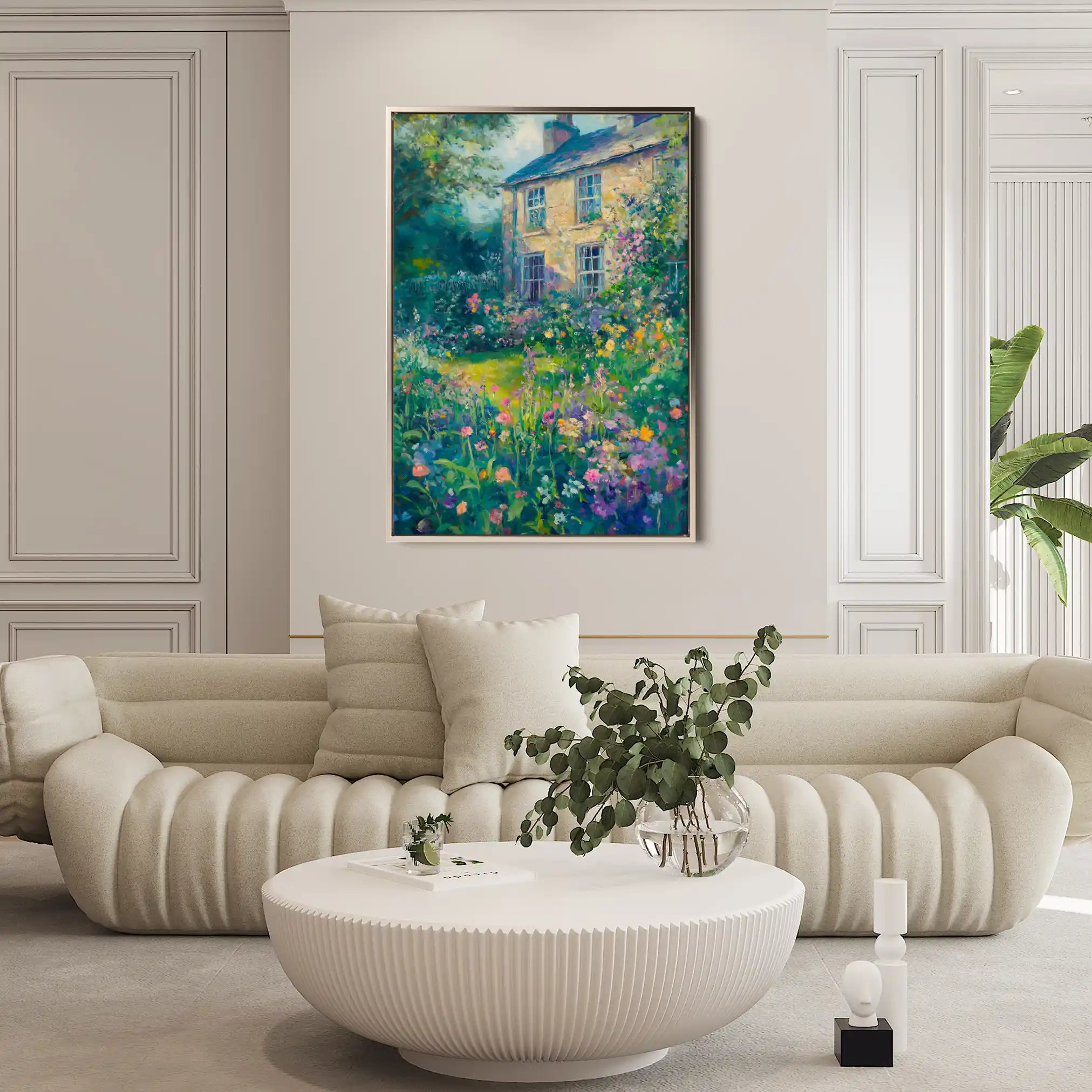 Landscape 313 Canvas Art 90 x 60 cm / Stretched on hidden frame