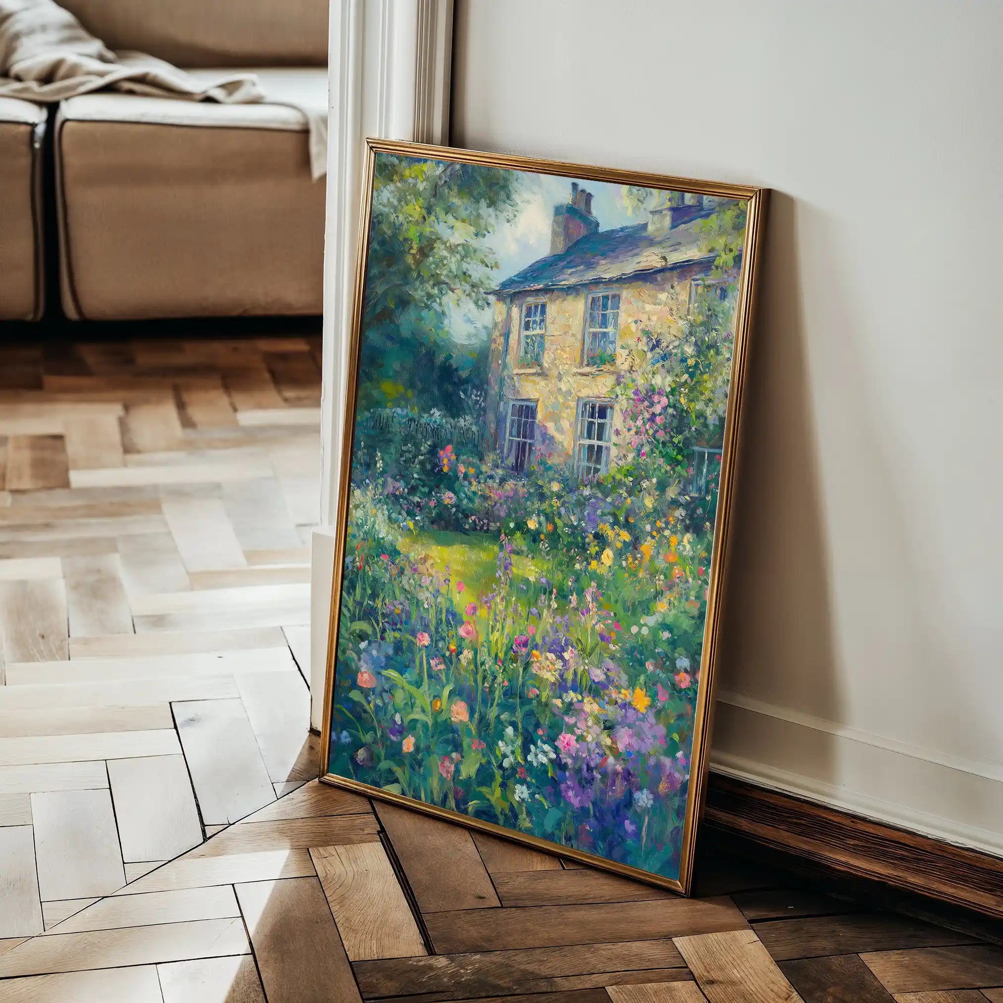 Landscape 313 Canvas Art 90 x 60 cm / Stretched on hidden frame