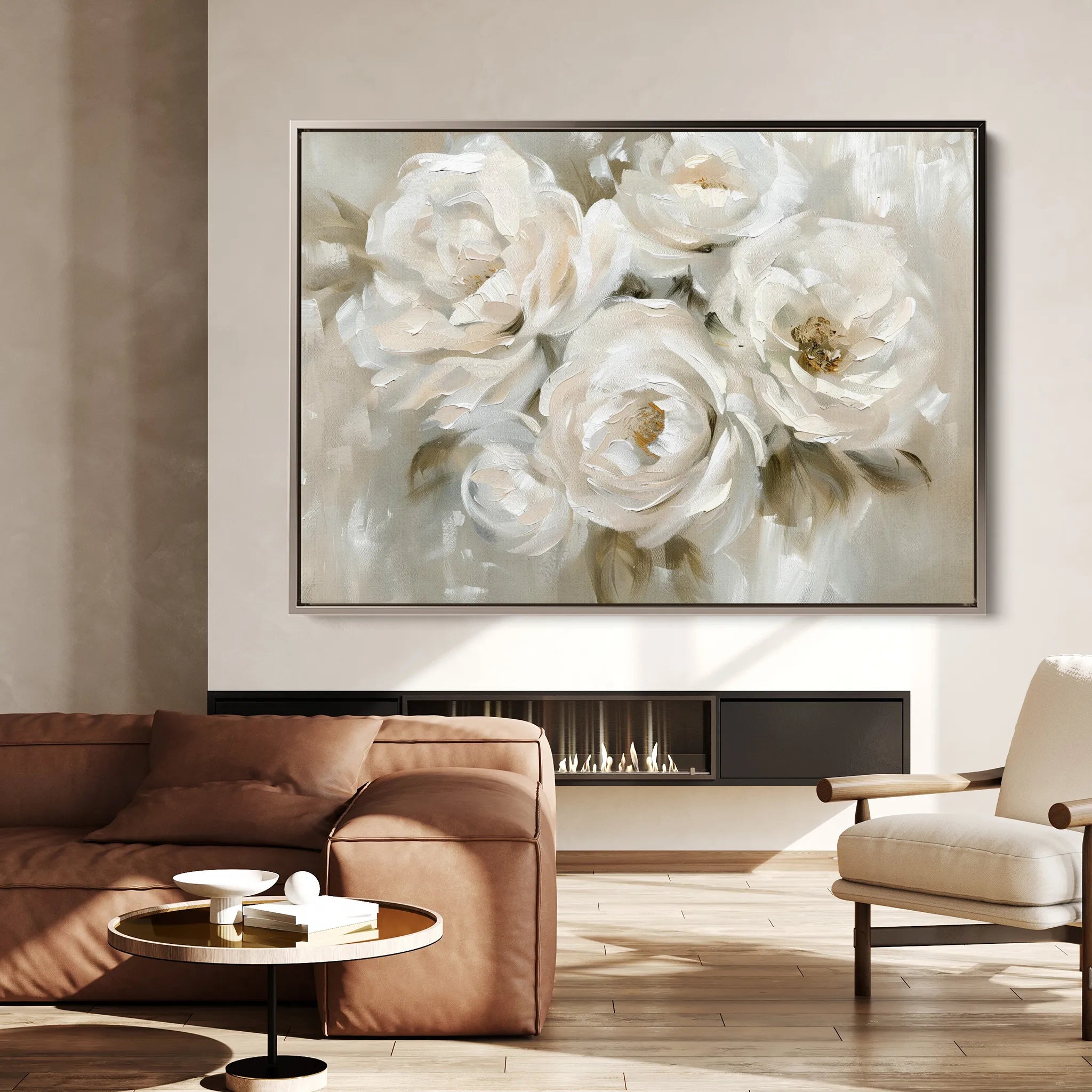 Floral Canvas Wall Art WAD314-F 90 x 60 cm / Stretched on hidden frame