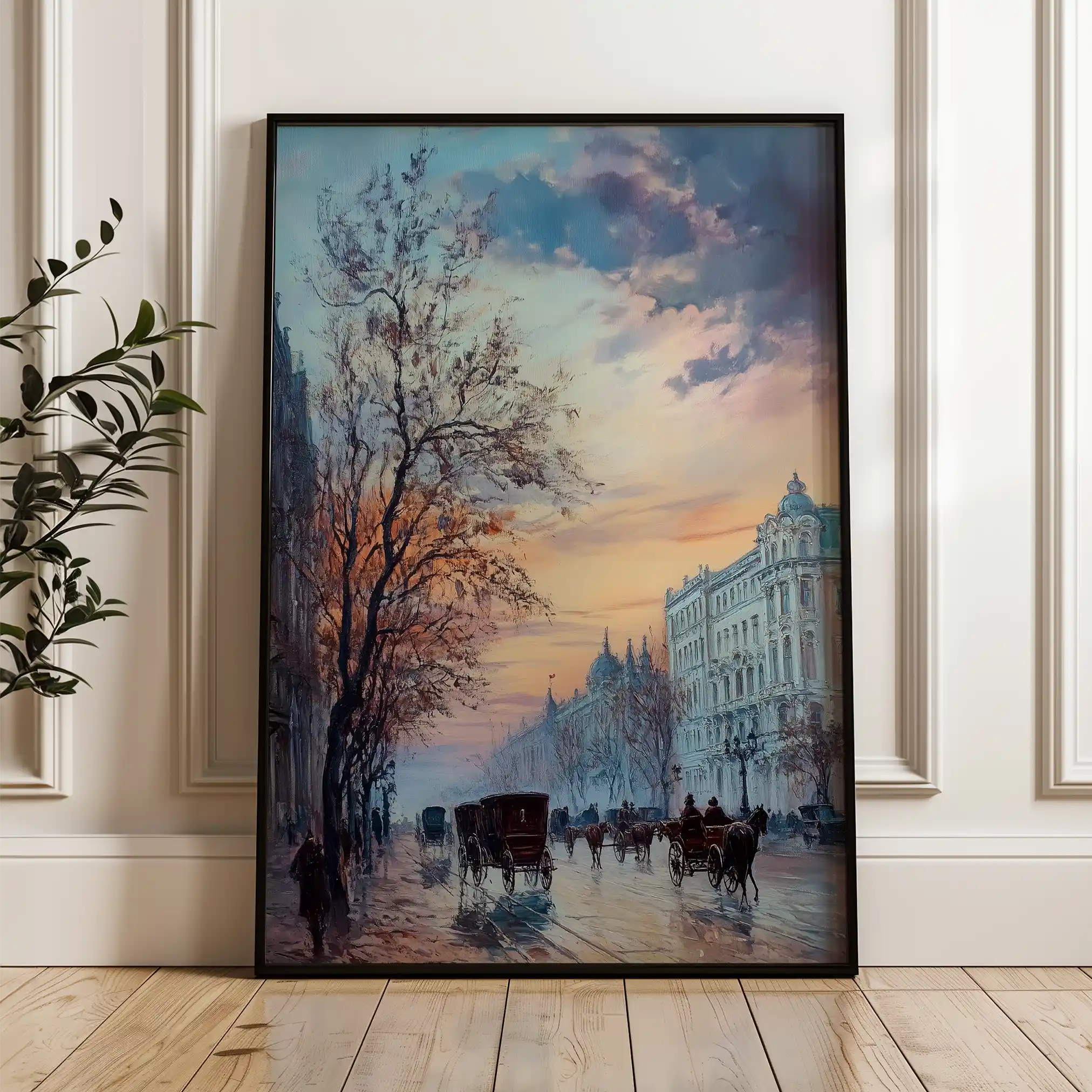 Landscape 314 Canvas Art 90 x 60 cm / Stretched on hidden frame