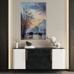 Landscape 314 Canvas Art 90 x 60 cm / Stretched on hidden frame