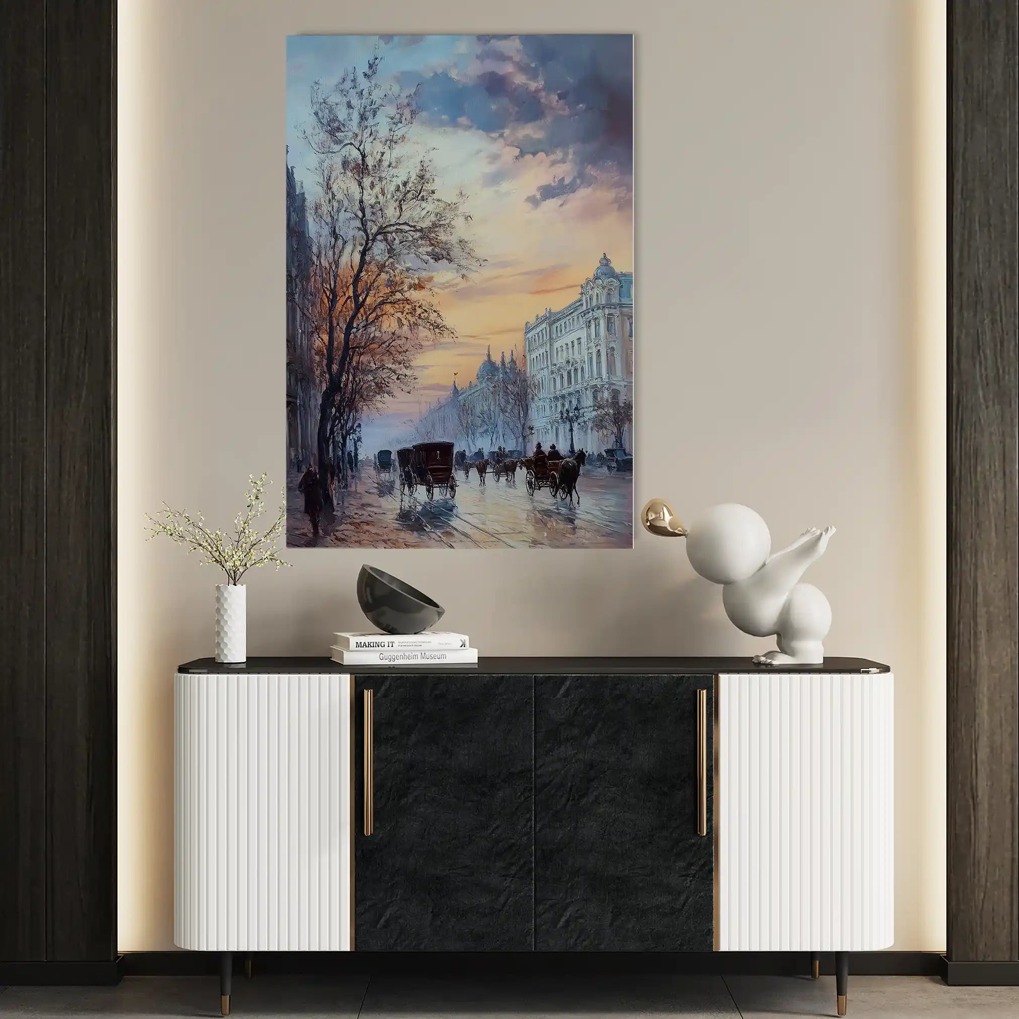 Landscape 314 Canvas Art 90 x 60 cm / Stretched on hidden frame