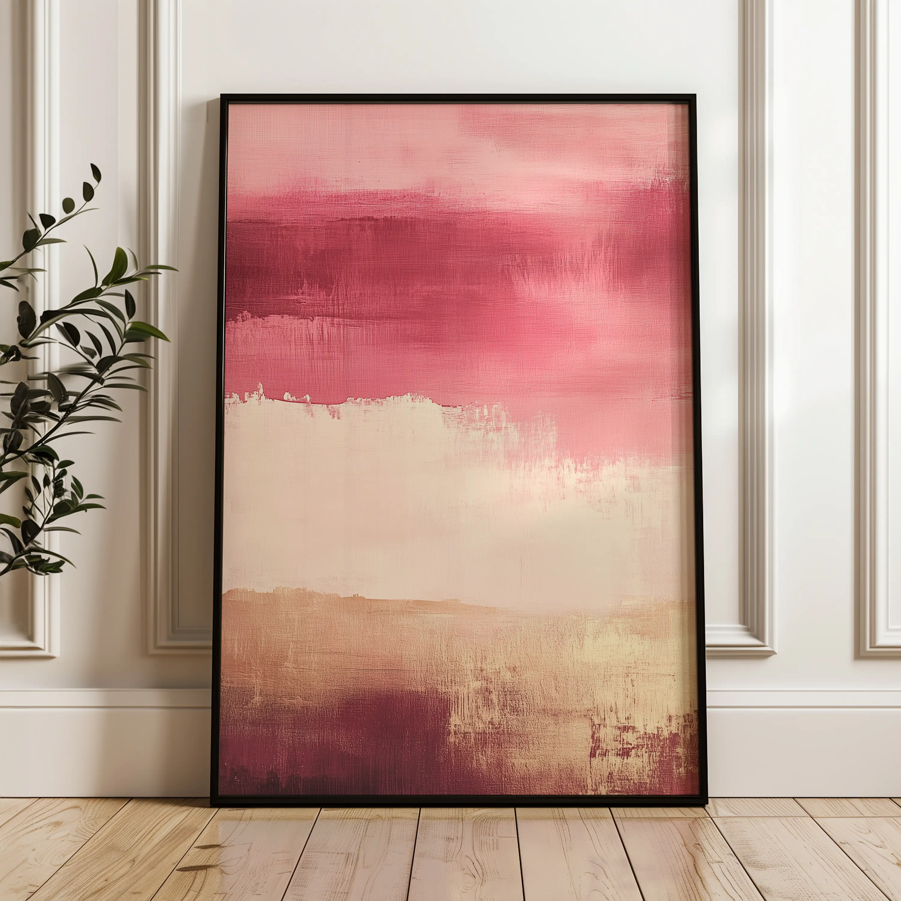 Abstract Canvas Wall Art WAD315-A 90 x 60 cm / Stretched on hidden frame