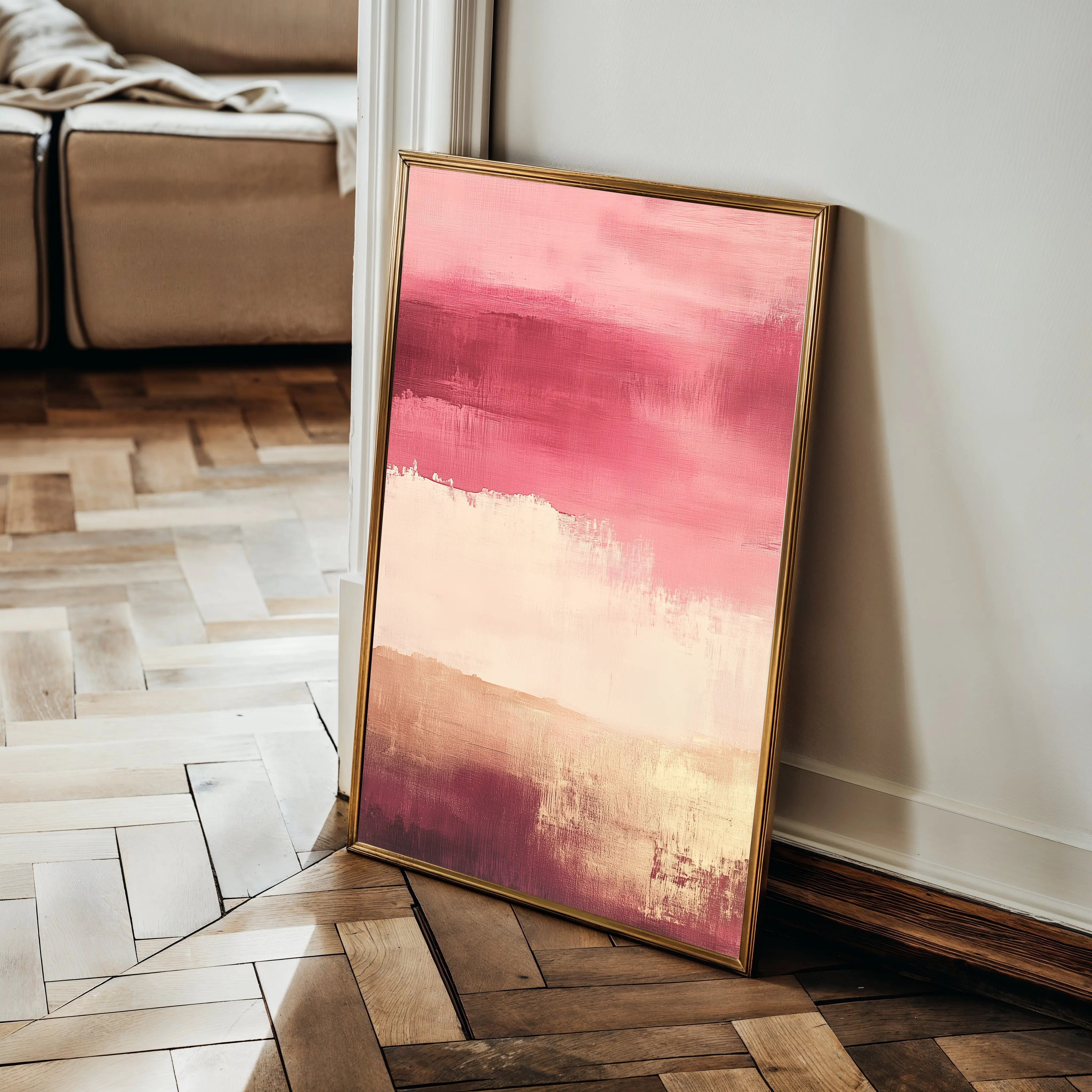 Abstract Canvas Wall Art WAD315-A 90 x 60 cm / Stretched on hidden frame