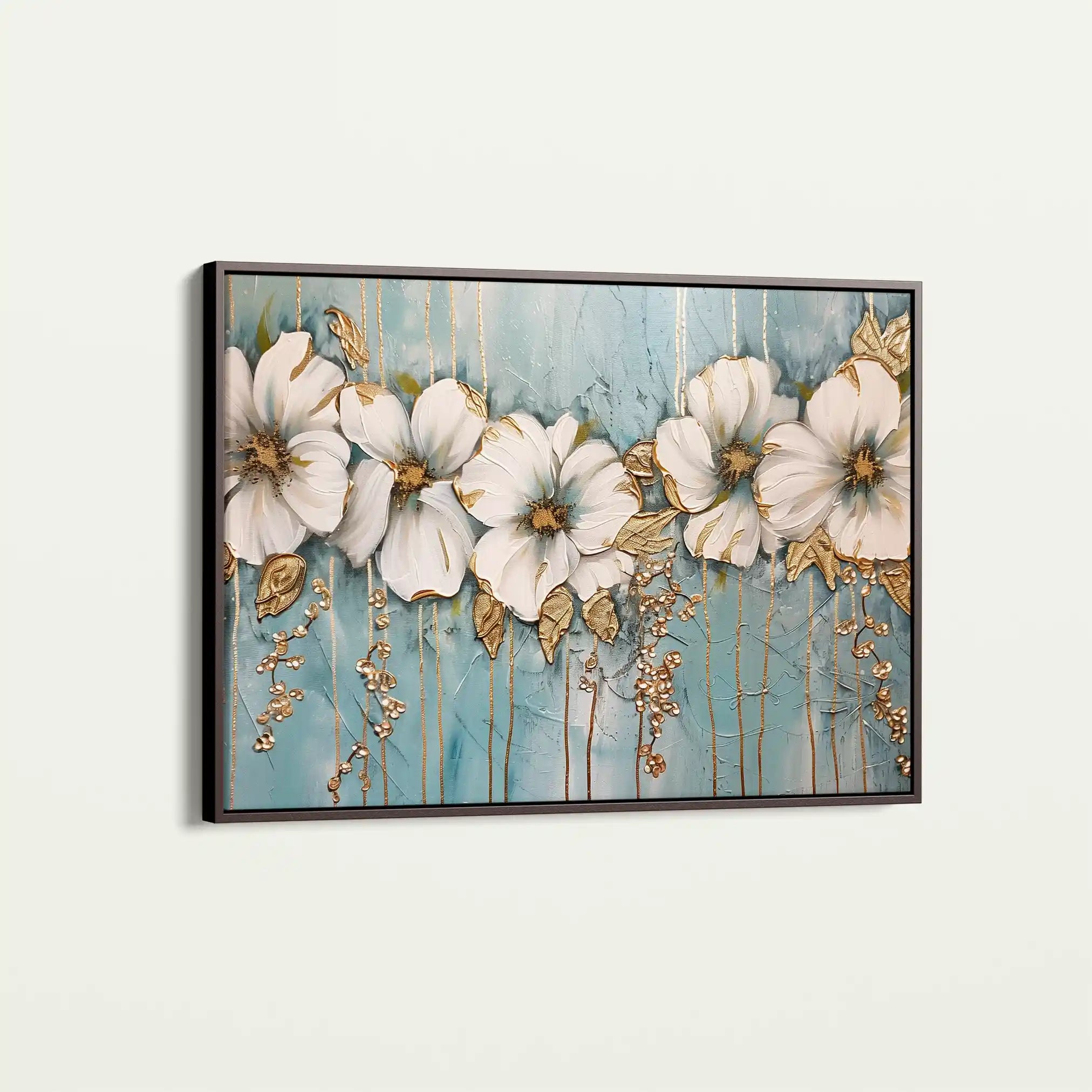 Floral Canvas Wall Art WAD315-F 90 x 60 cm / Stretched on hidden frame
