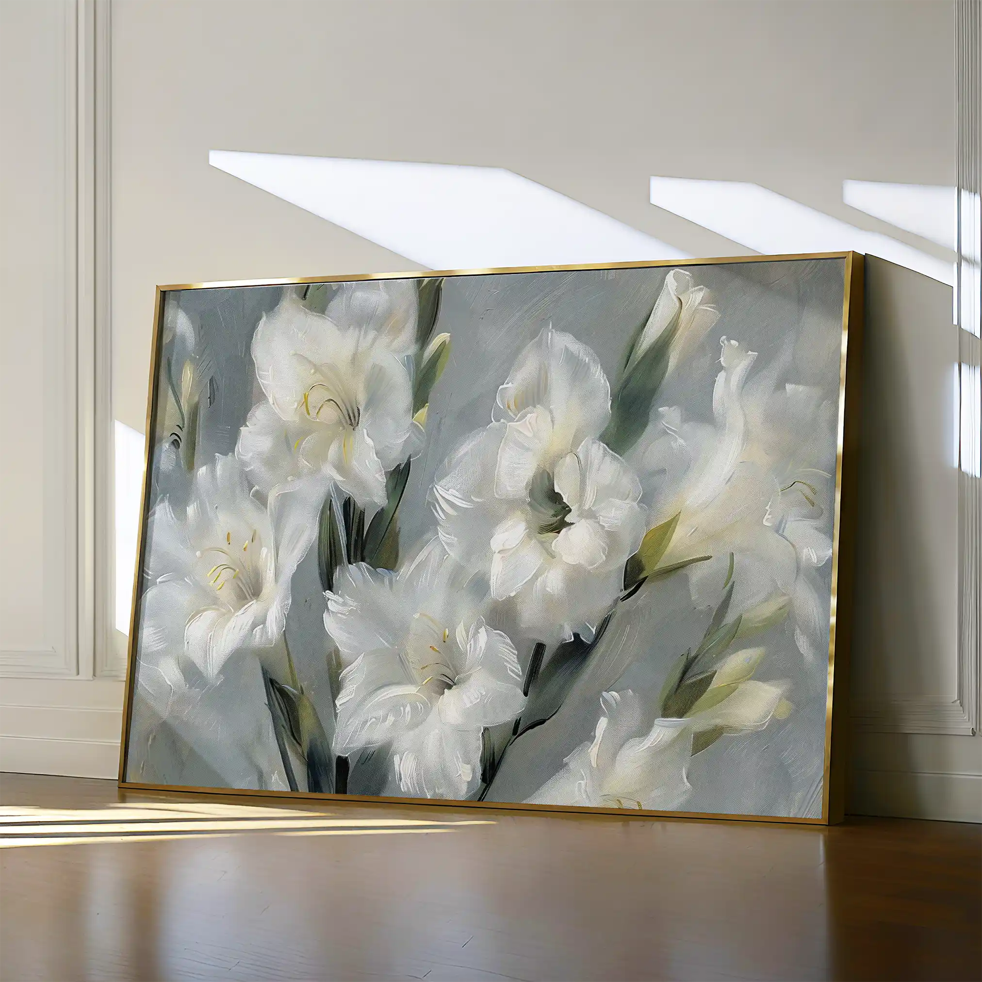 Floral Canvas Wall Art WAD317-F 90 x 60 cm / Stretched on hidden frame