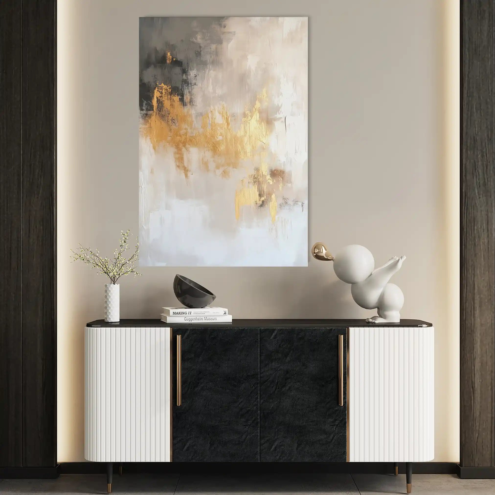 Abstract 318 Canvas Art 60 x 40 cm / Stretched on hidden frame