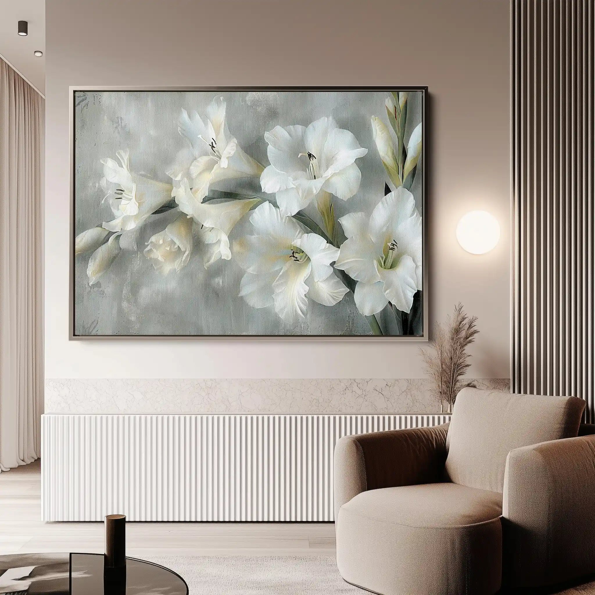 Floral Canvas Wall Art WAD318-F 90 x 60 cm / Stretched on hidden frame
