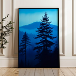 Landscape 318 Canvas Art 90 x 60 cm / Stretched on hidden frame
