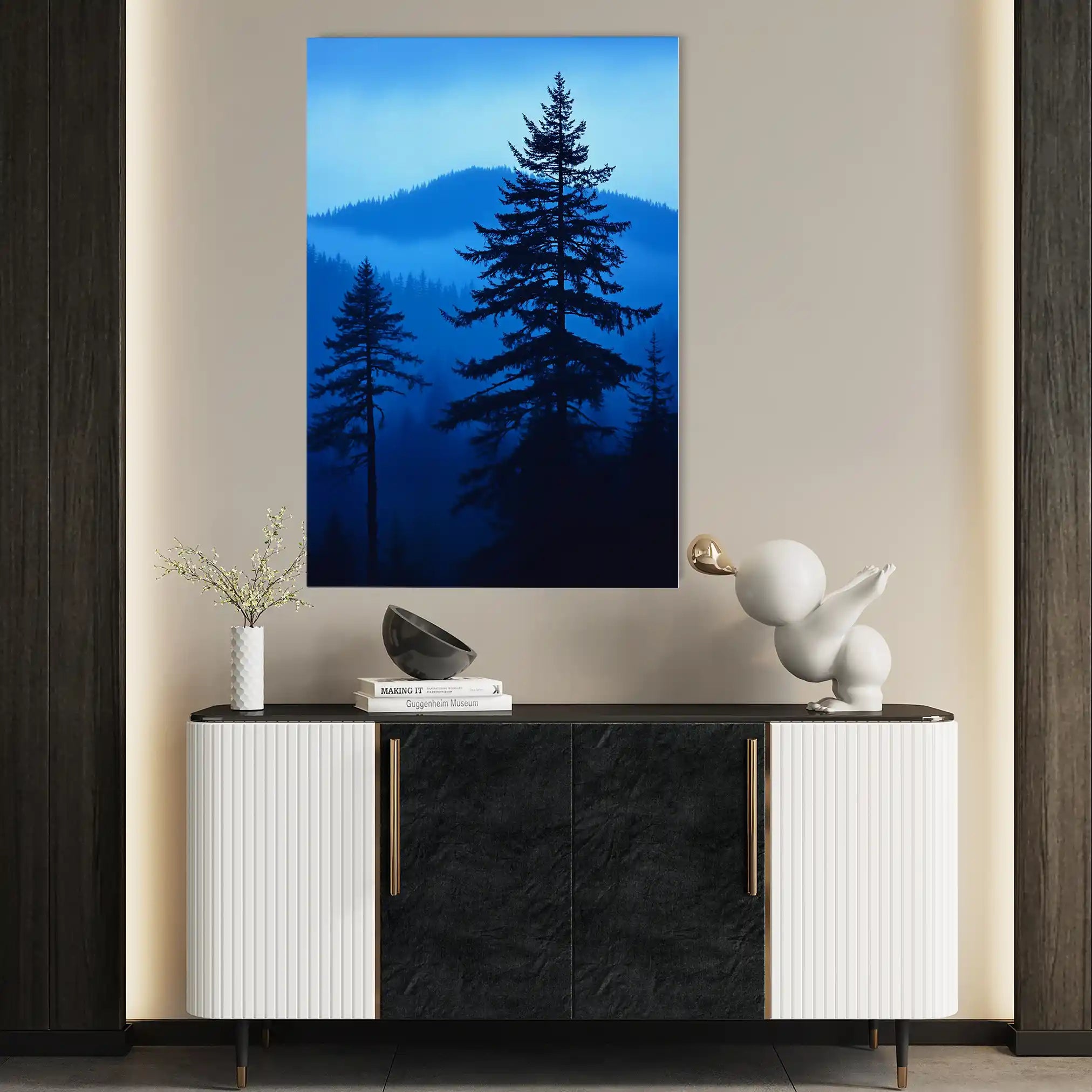 Landscape 318 Canvas Art 90 x 60 cm / Stretched on hidden frame