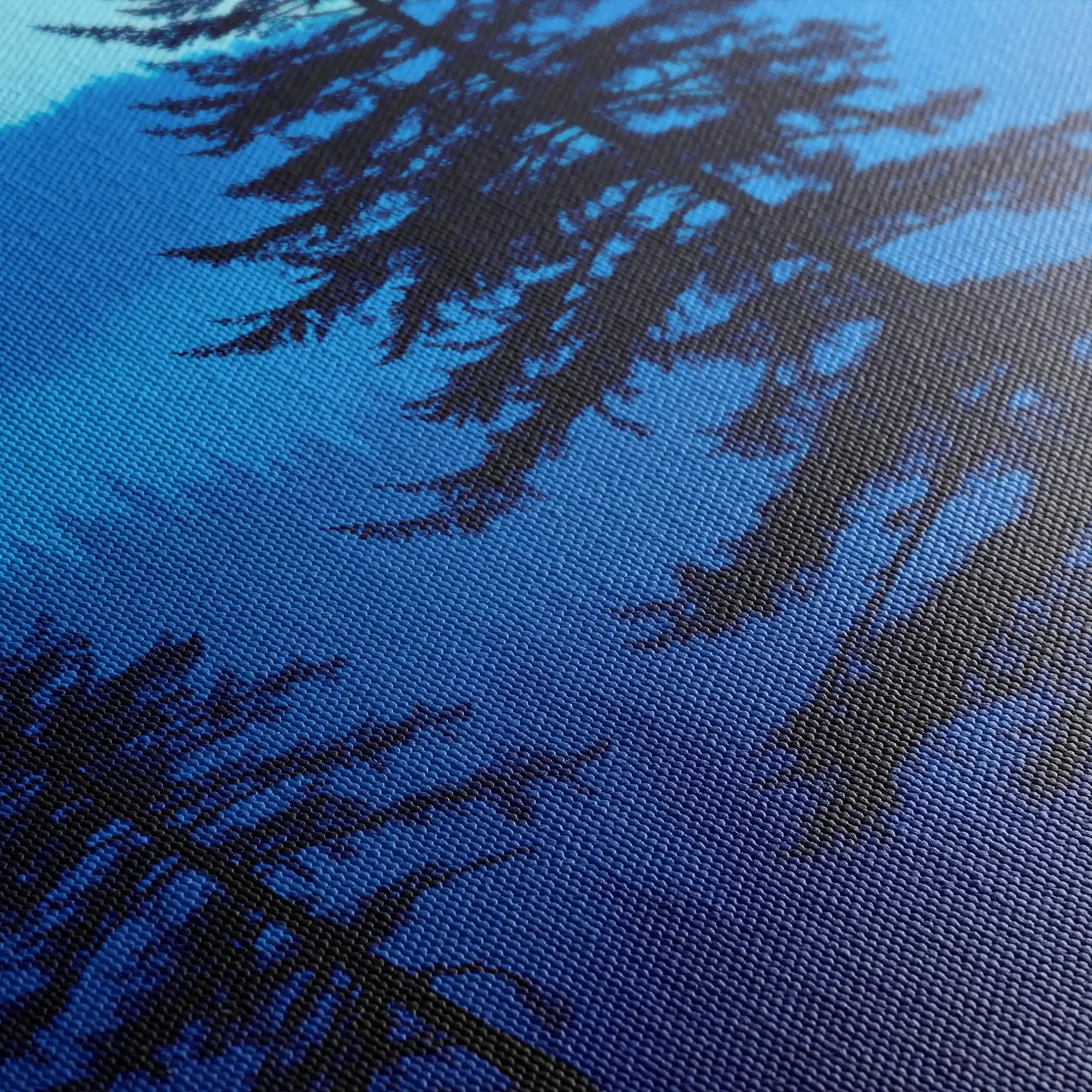 Landscape 318 Canvas Art 90 x 60 cm / Stretched on hidden frame