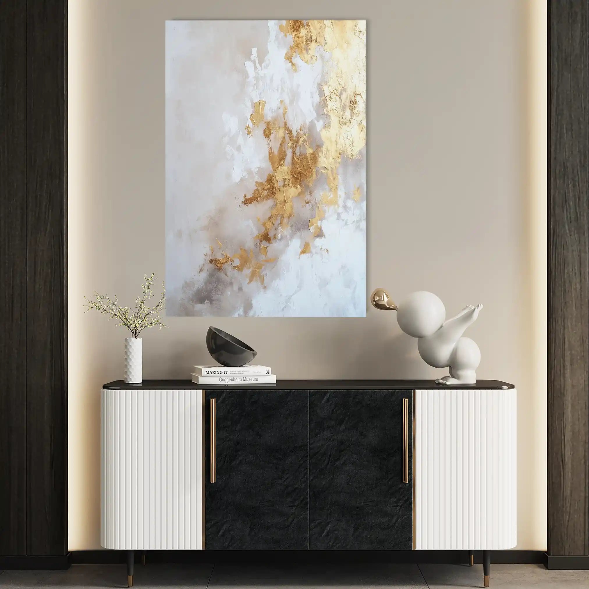 Abstract 319 Canvas Art 60 x 40 cm / Stretched on hidden frame