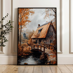 Landscape 319 Canvas Art 90 x 60 cm / Stretched on hidden frame