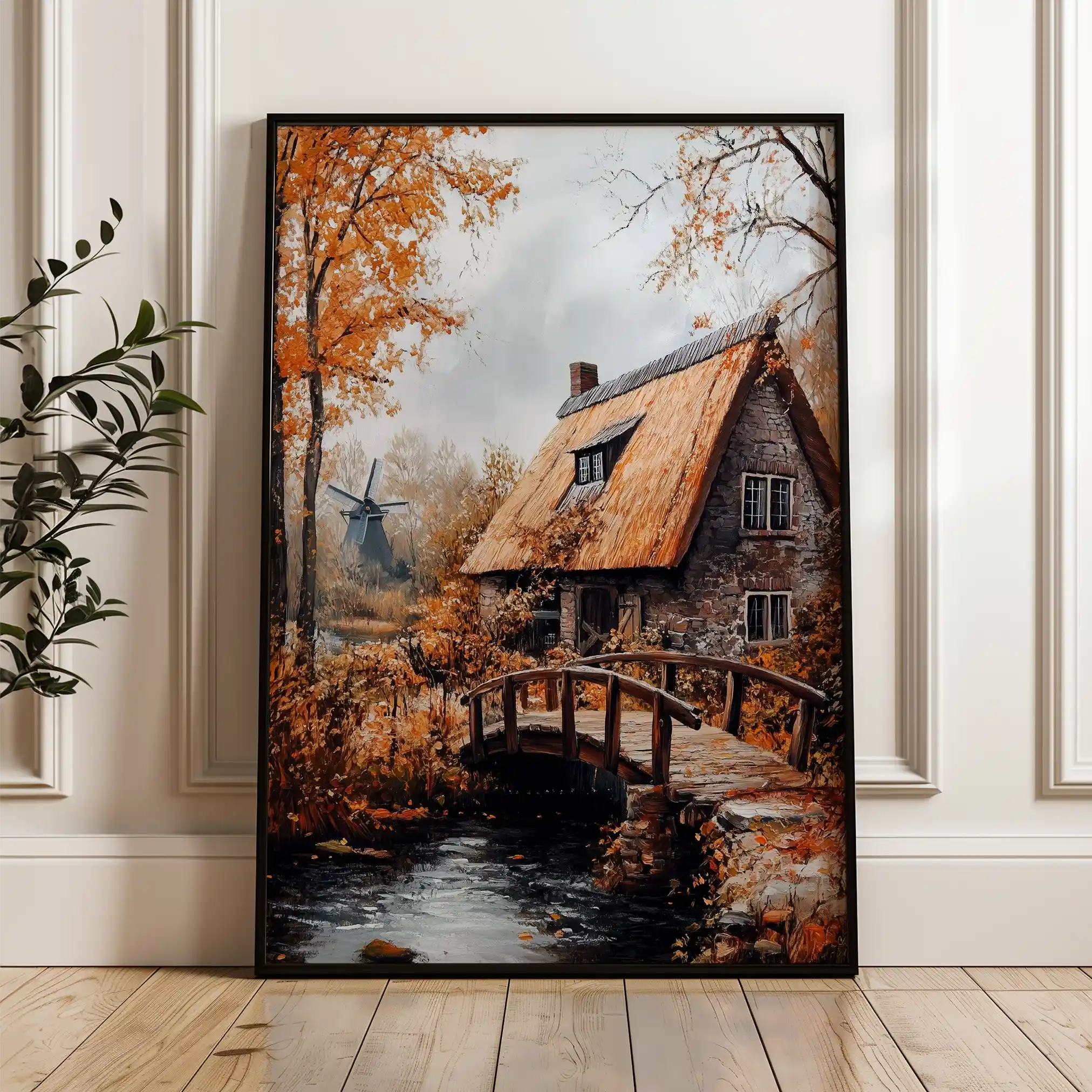 Landscape 319 Canvas Art 90 x 60 cm / Stretched on hidden frame