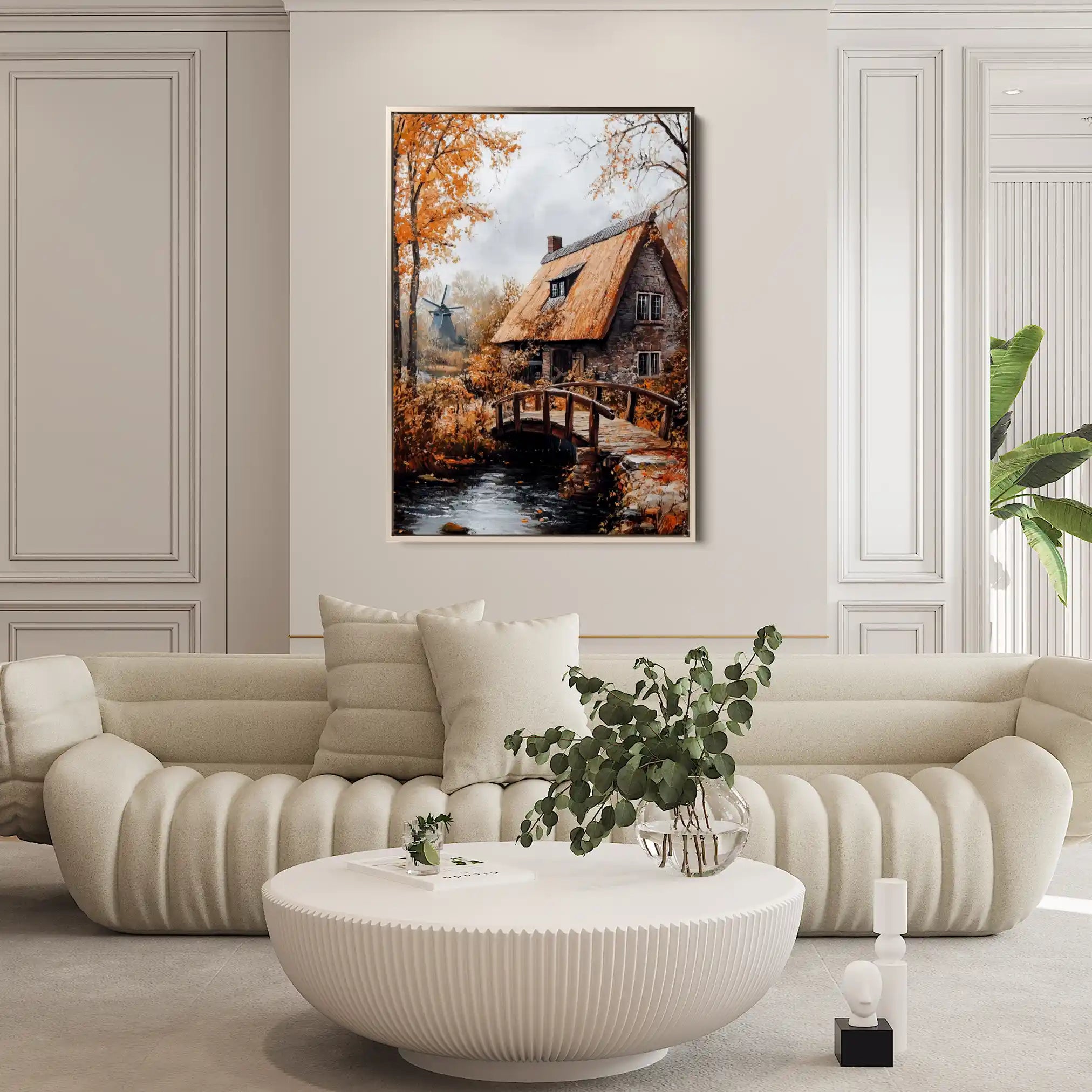 Landscape 319 Canvas Art 90 x 60 cm / Stretched on hidden frame
