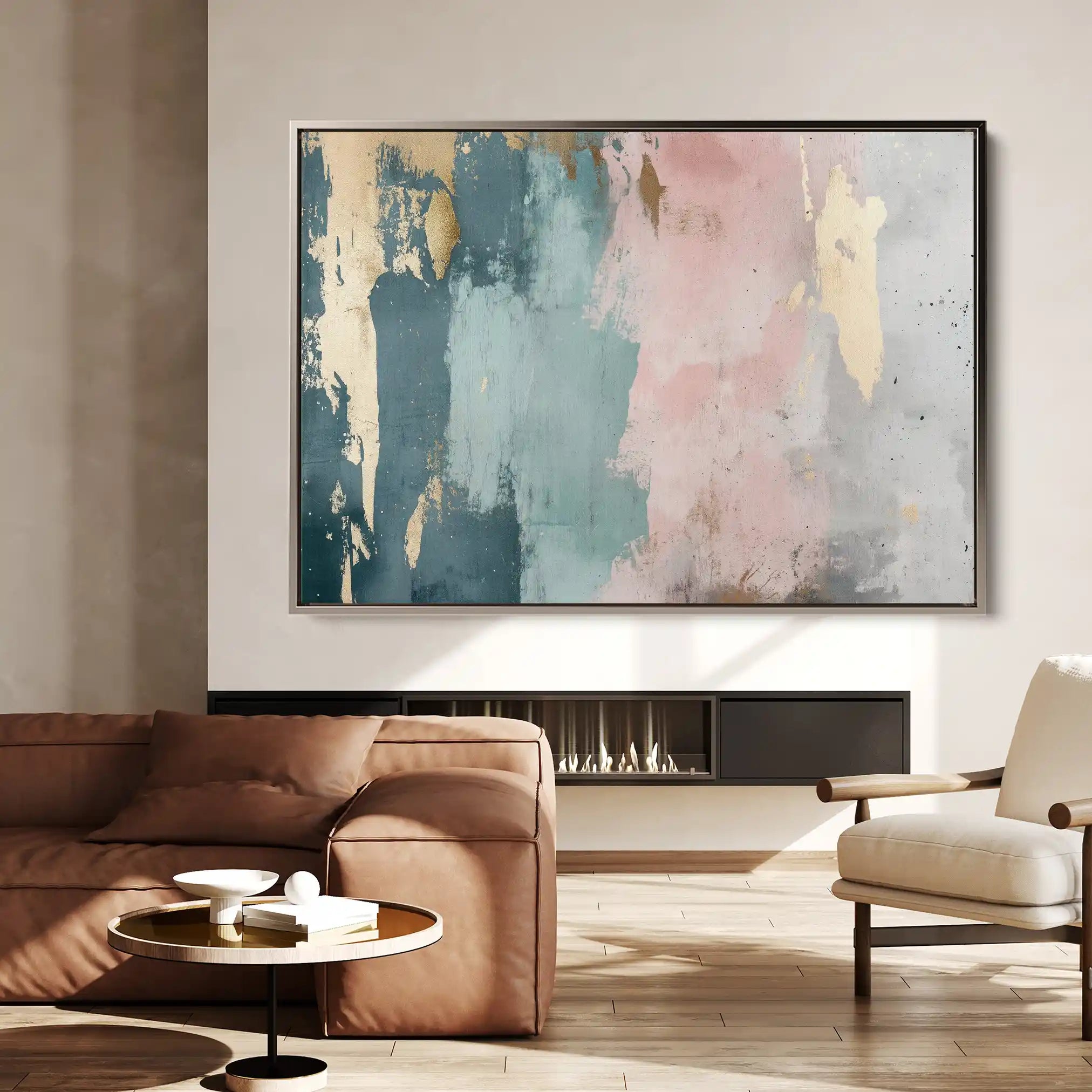 Abstract 321 Canvas Art 60 x 40 cm / Stretched on hidden frame