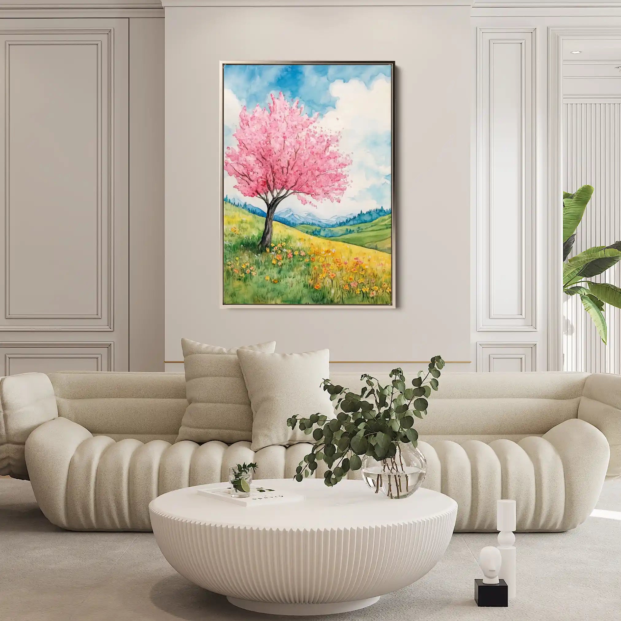Landscape 321 Canvas Art 90 x 60 cm / Stretched on hidden frame