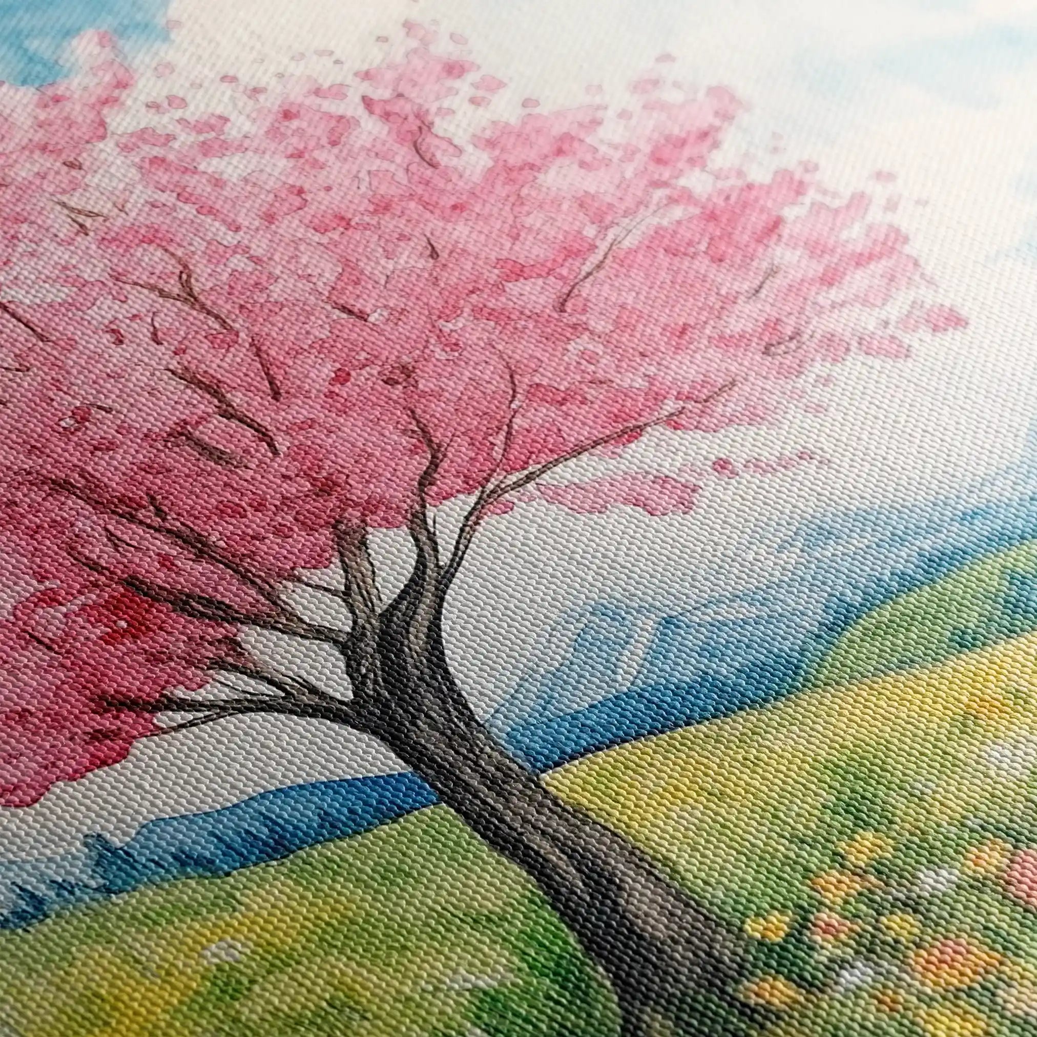 Landscape 321 Canvas Art 90 x 60 cm / Stretched on hidden frame