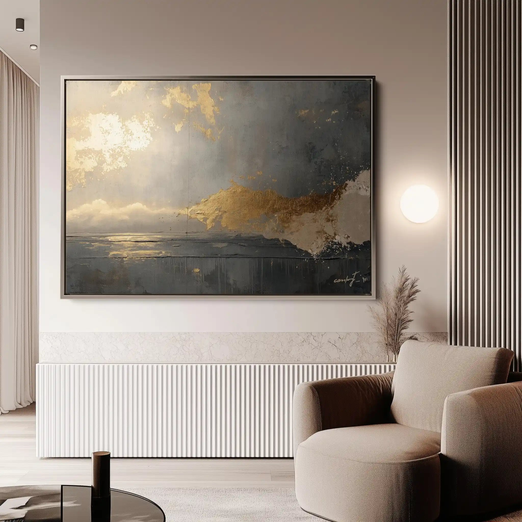 Abstract 323 Canvas Art 60 x 40 cm / Stretched on hidden frame