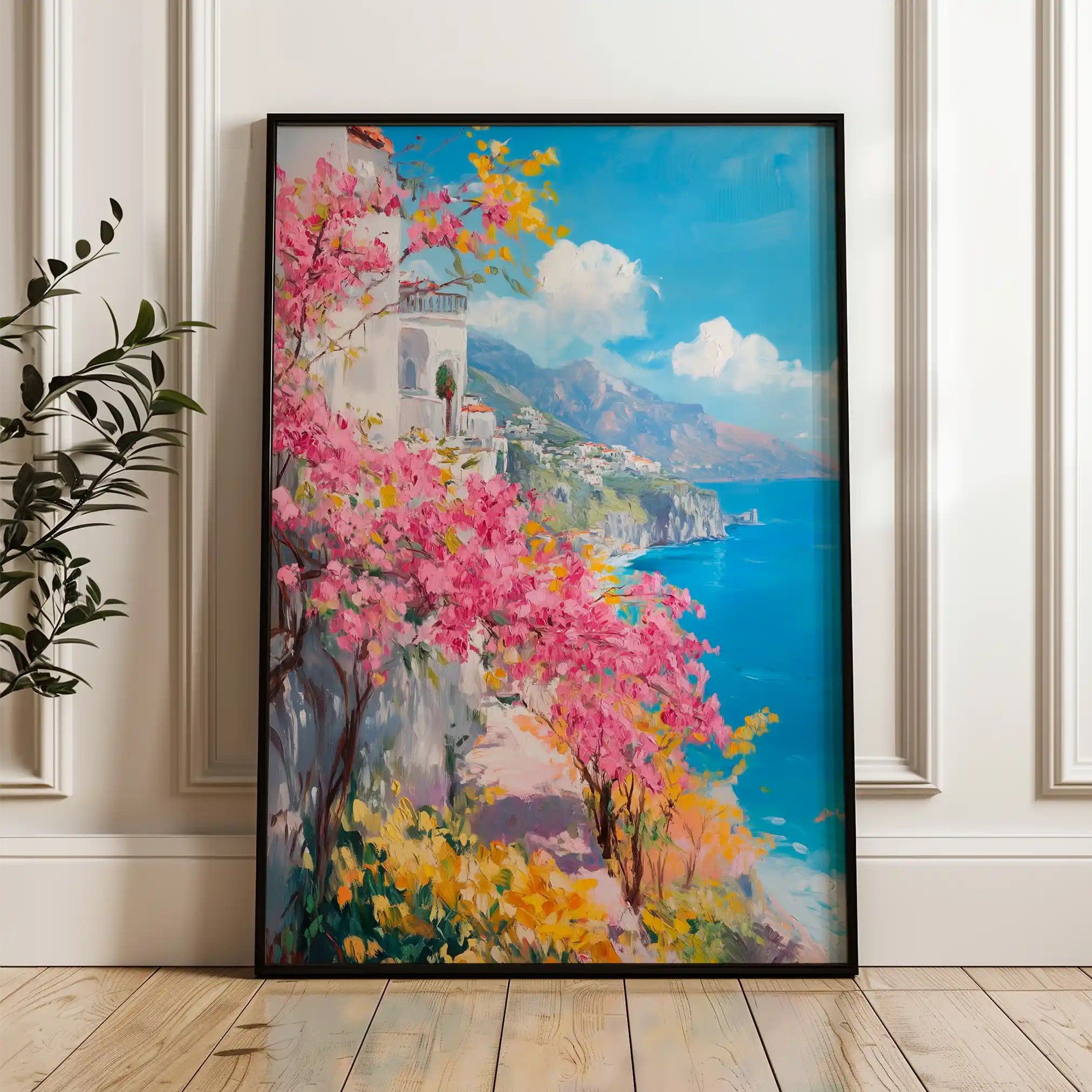 Landscape 323 Canvas Art 90 x 60 cm / Stretched on hidden frame