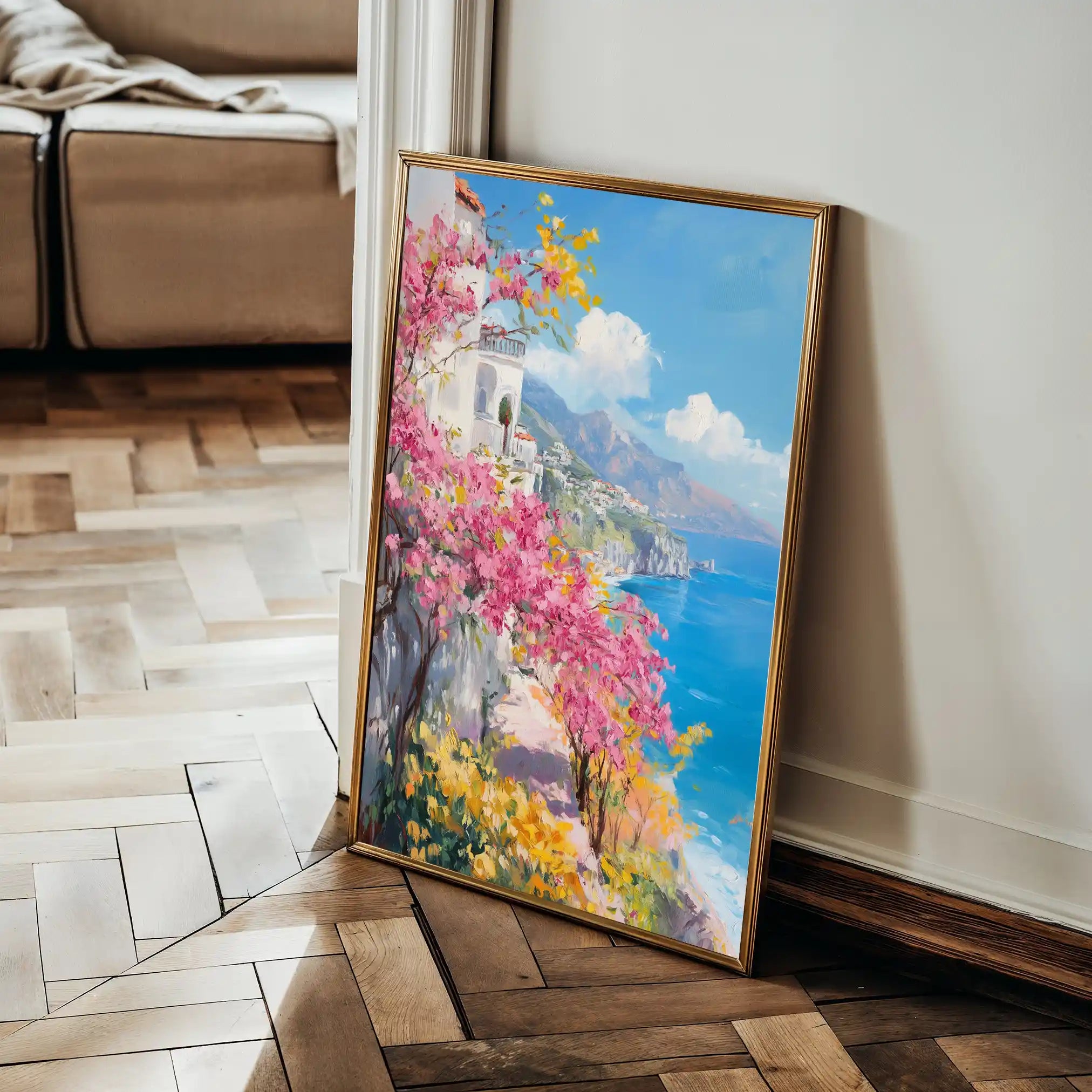 Landscape 323 Canvas Art 90 x 60 cm / Stretched on hidden frame