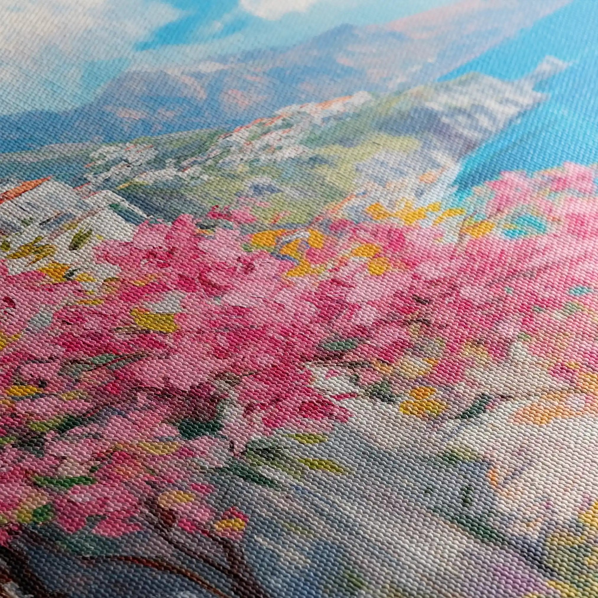 Landscape 323 Canvas Art 90 x 60 cm / Stretched on hidden frame