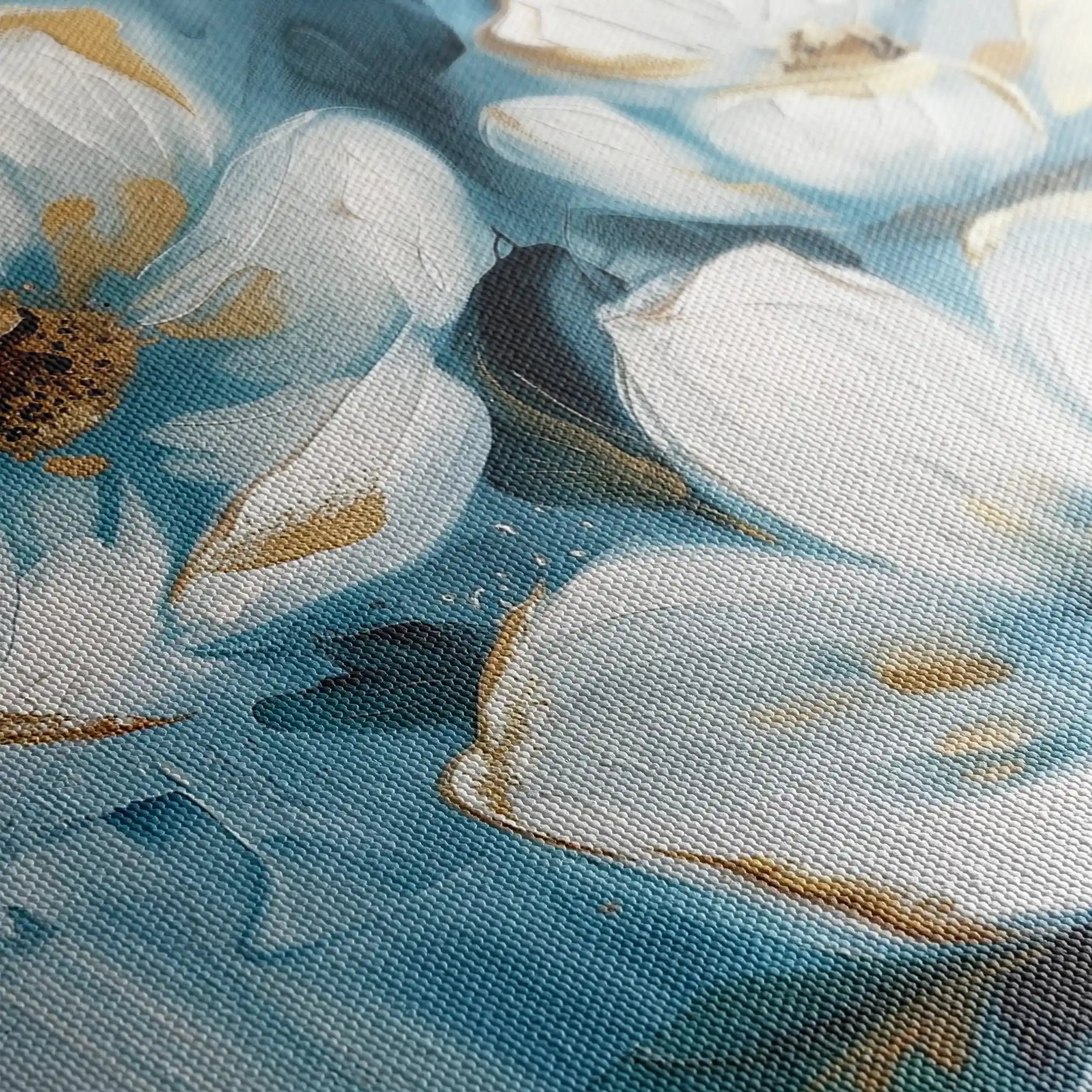 Floral Canvas Wall Art WAD324-F 90 x 60 cm / Stretched on hidden frame