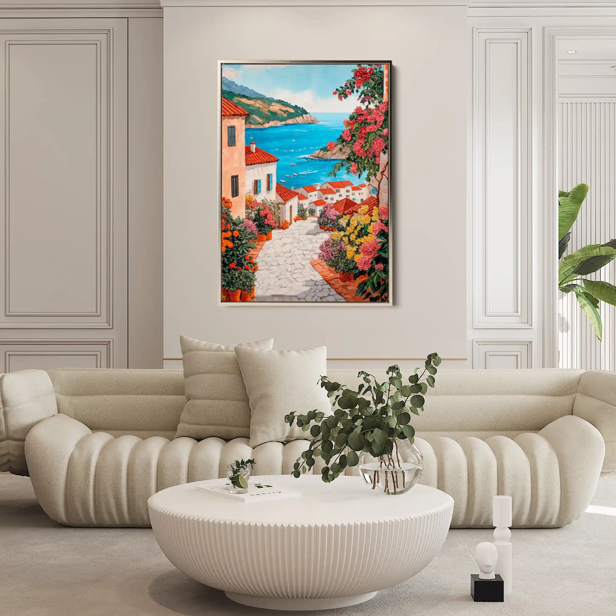 Landscape 324 Canvas Art 90 x 60 cm / Stretched on hidden frame