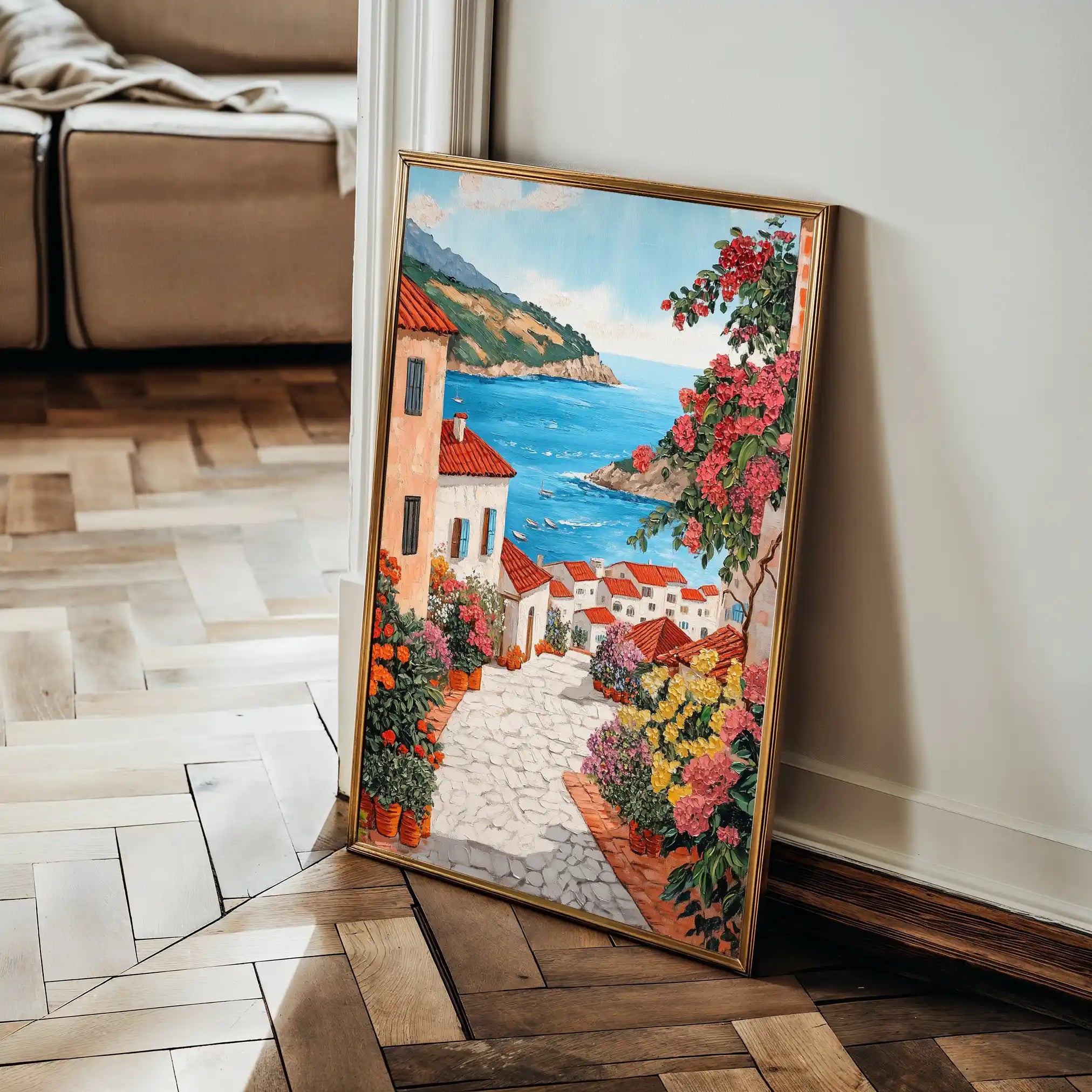 Landscape 324 Canvas Art 90 x 60 cm / Stretched on hidden frame