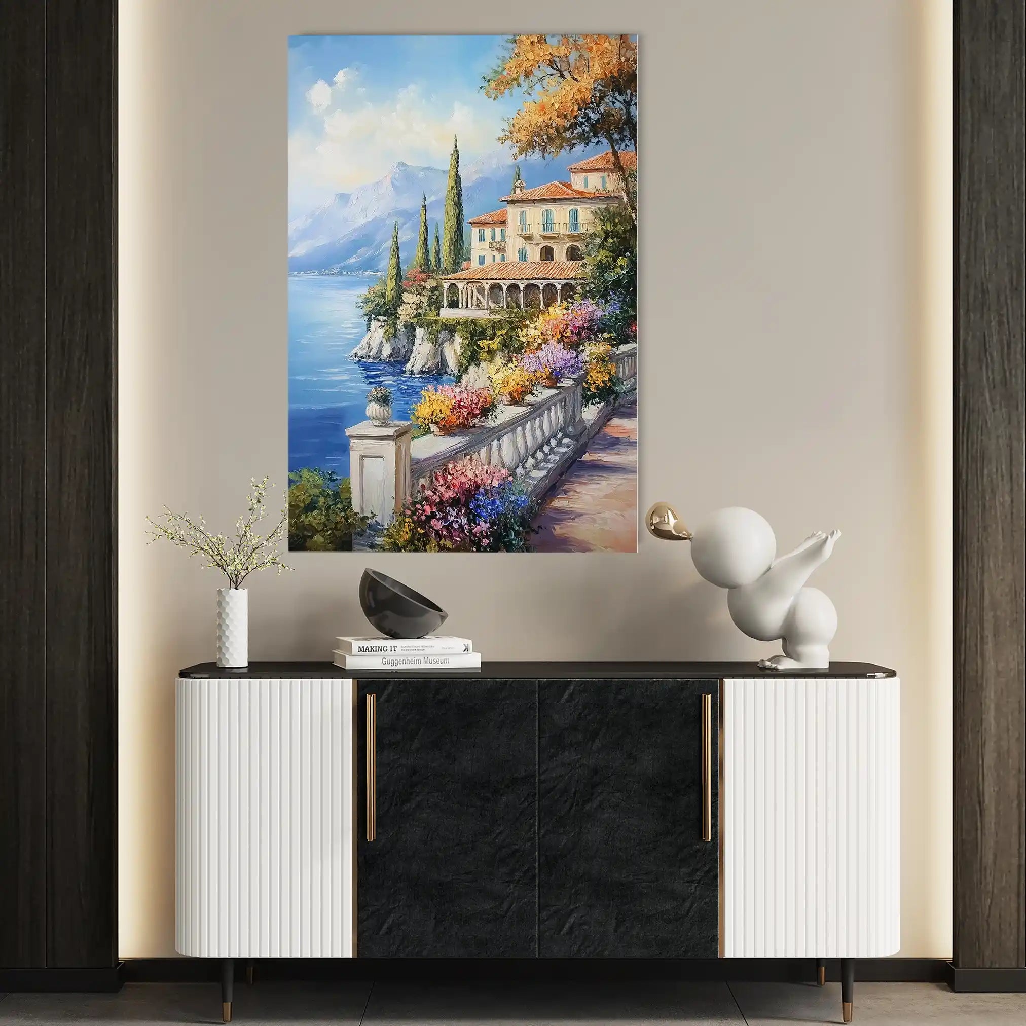 Landscape 325 Canvas Art 90 x 60 cm / Stretched on hidden frame