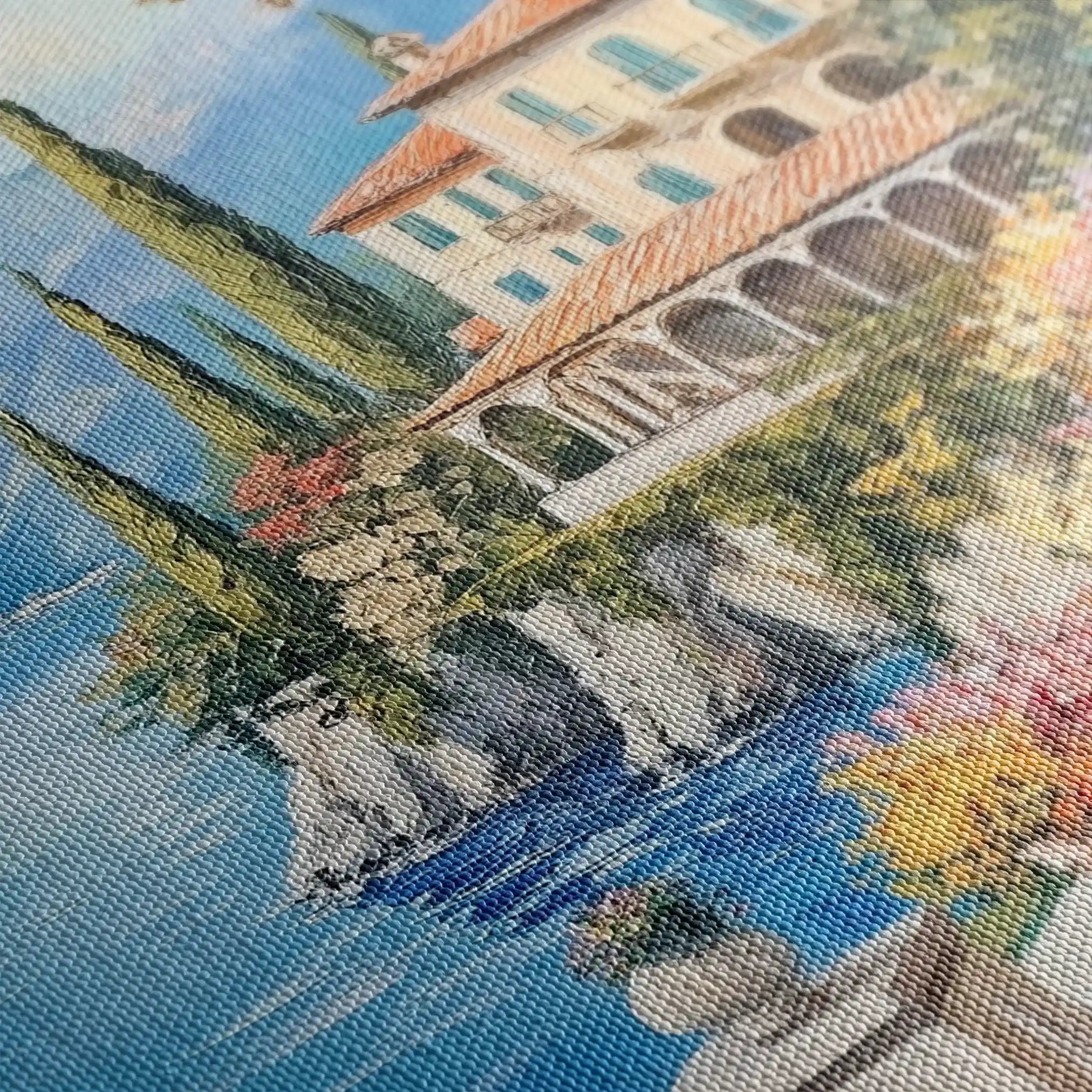 Landscape 325 Canvas Art 90 x 60 cm / Stretched on hidden frame