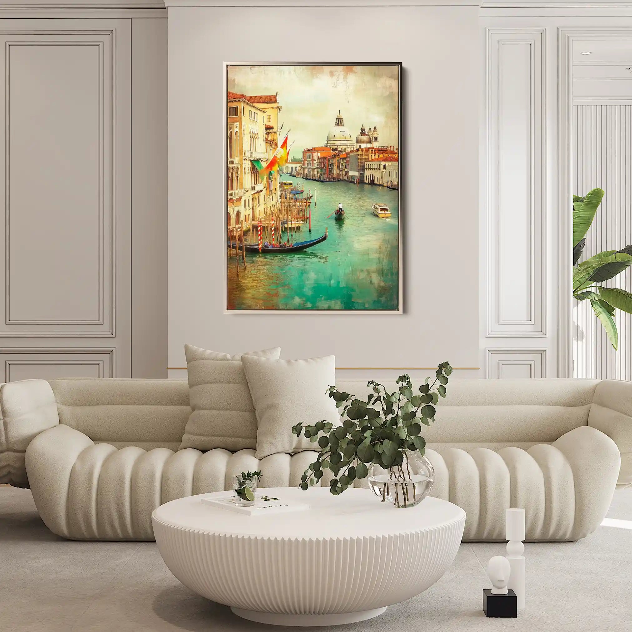 Landscape 326 Canvas Art 90 x 60 cm / Stretched on hidden frame