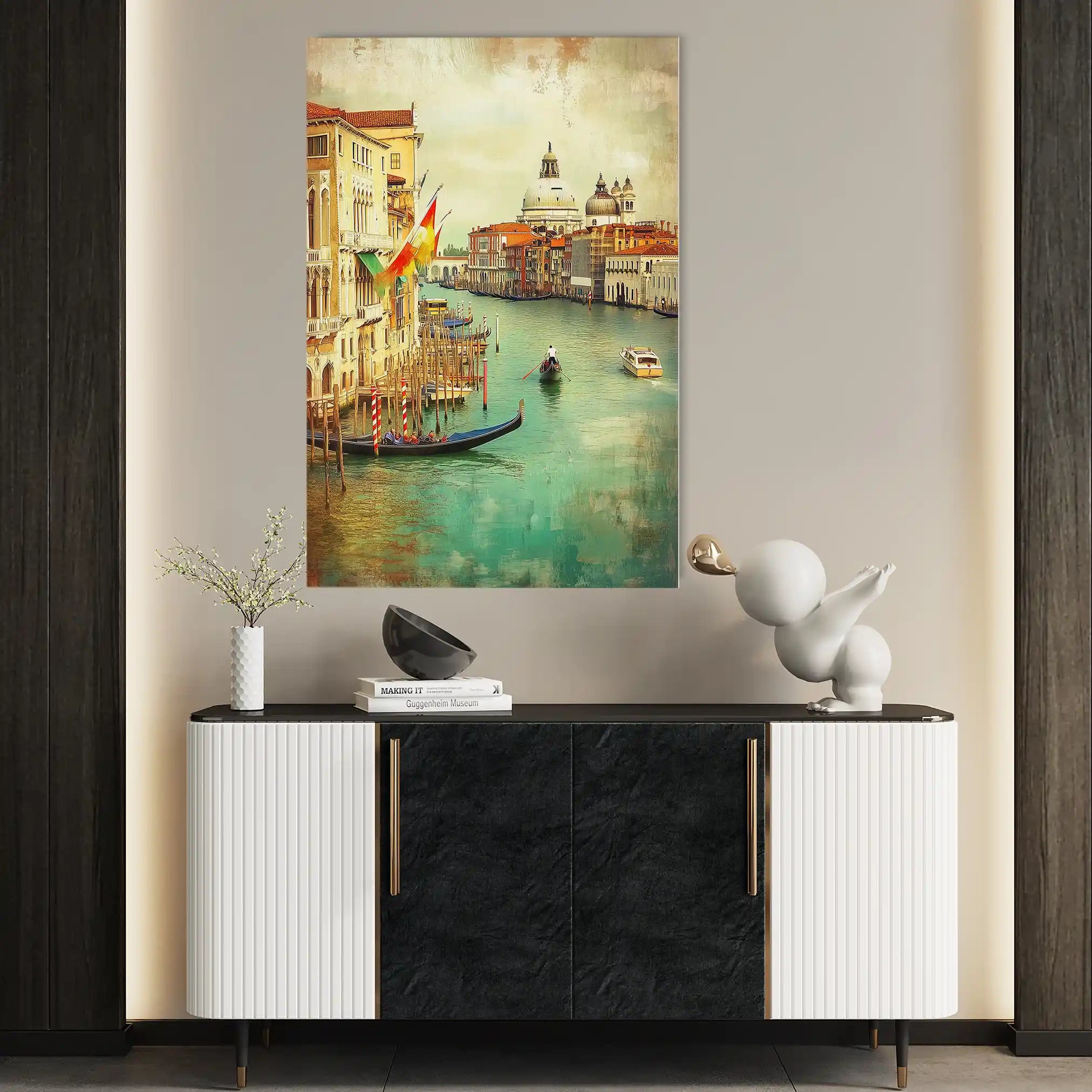 Landscape 326 Canvas Art 90 x 60 cm / Stretched on hidden frame