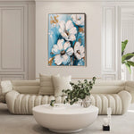 Floral Canvas Wall Art WAD327-F 90 x 60 cm / Stretched on hidden frame