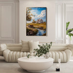 Landscape 327 Canvas Art 90 x 60 cm / Stretched on hidden frame