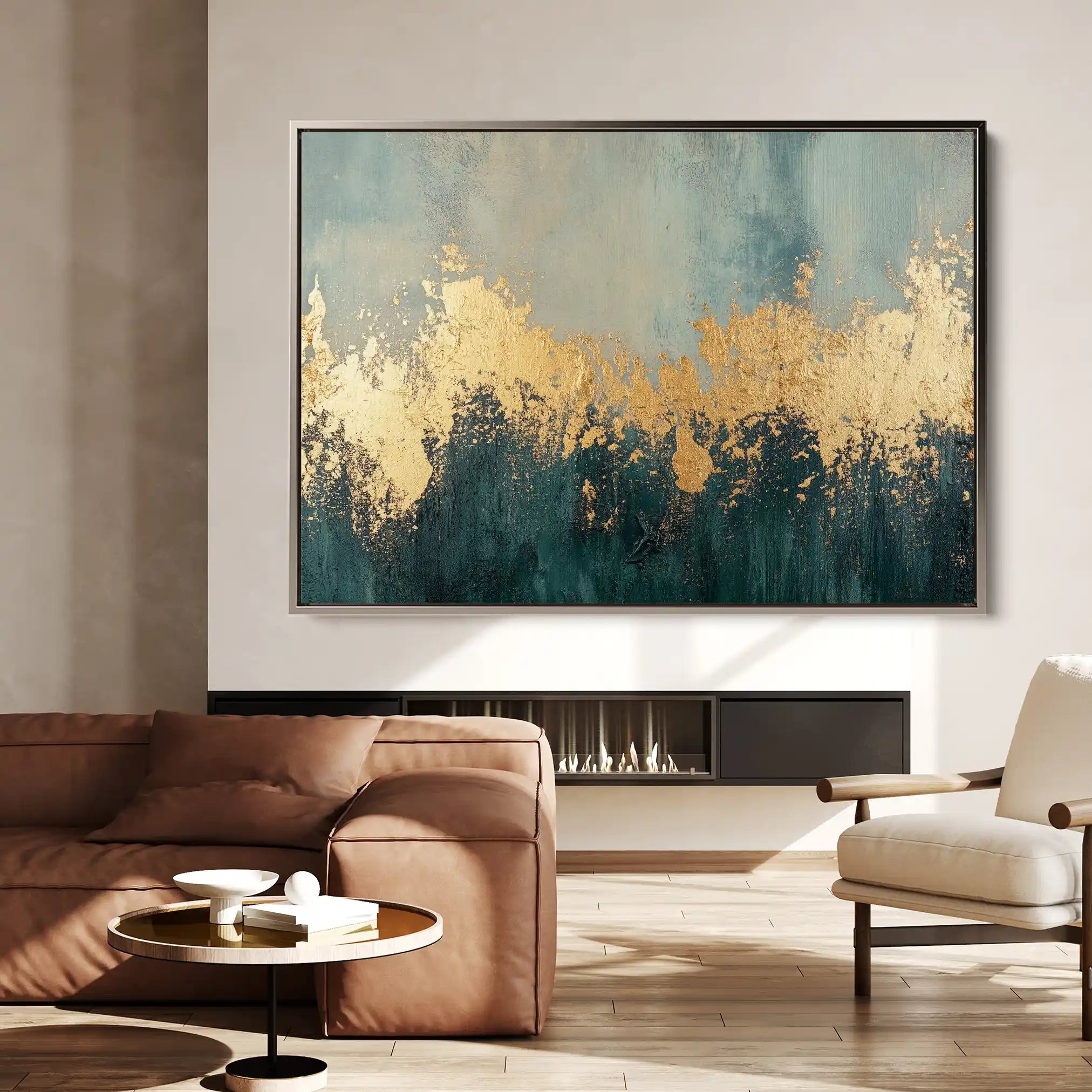 Abstract 328 Canvas Art 60 x 40 cm / Stretched on hidden frame