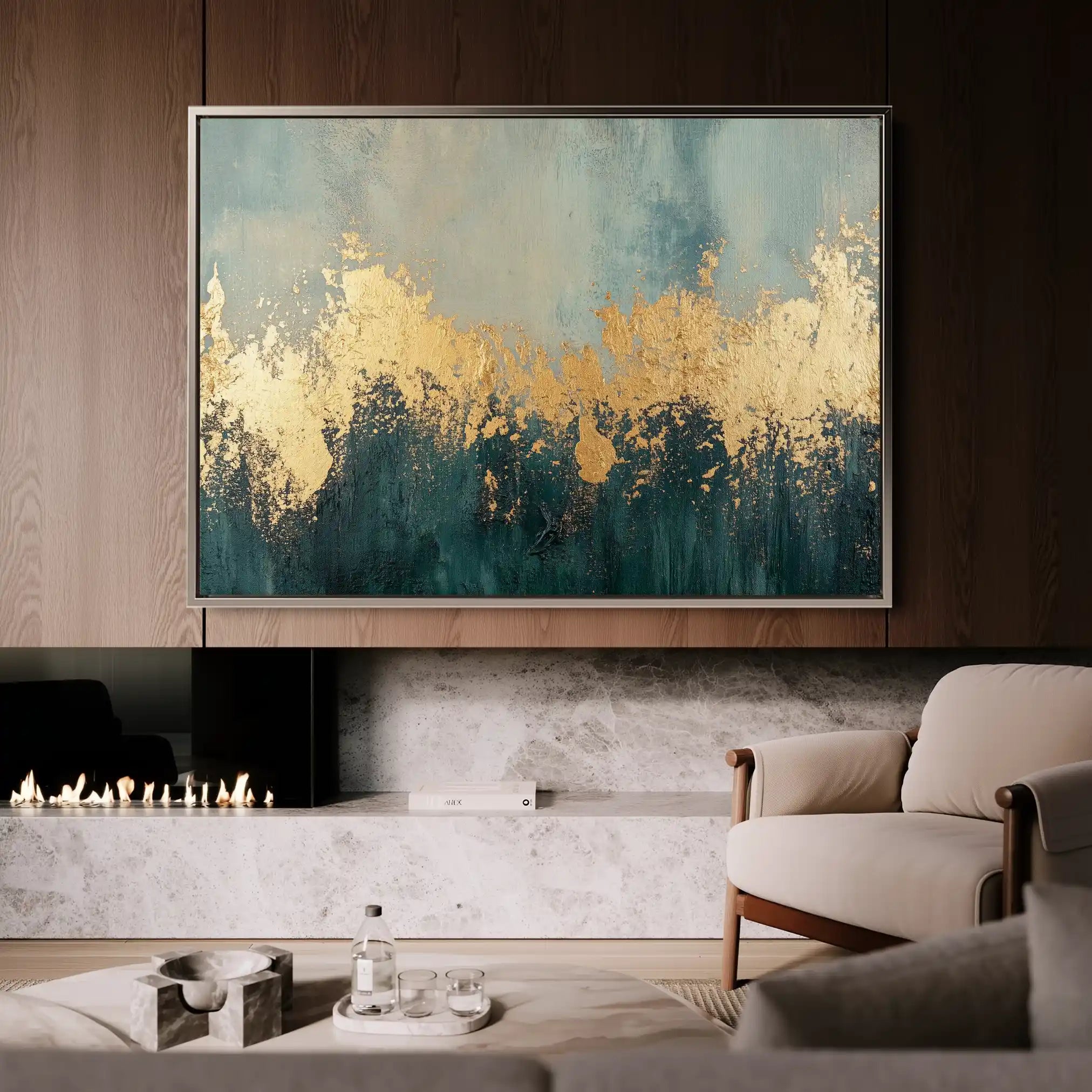 Abstract 328 Canvas Art 60 x 40 cm / Stretched on hidden frame
