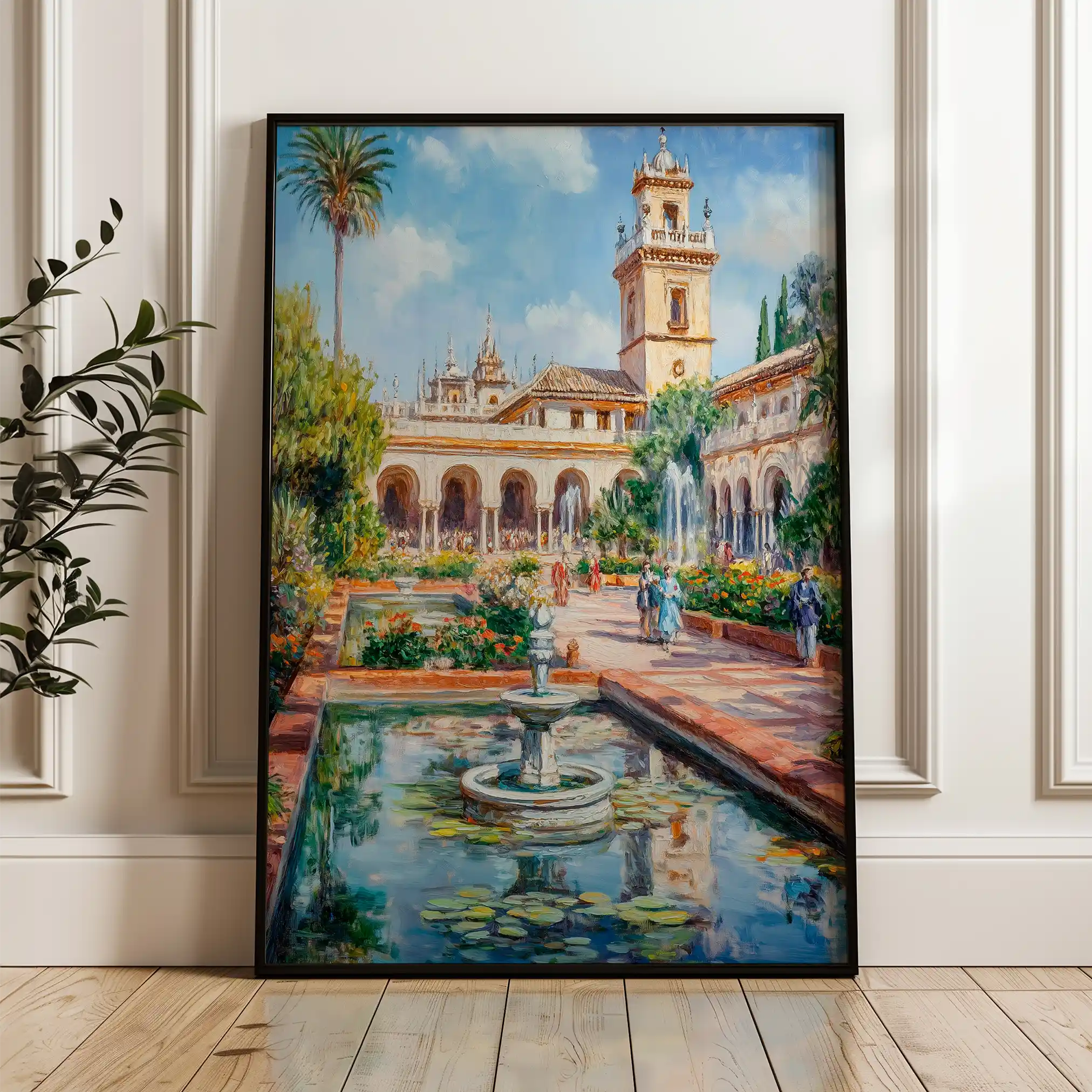 Landscape 328 Canvas Art 90 x 60 cm / Stretched on hidden frame