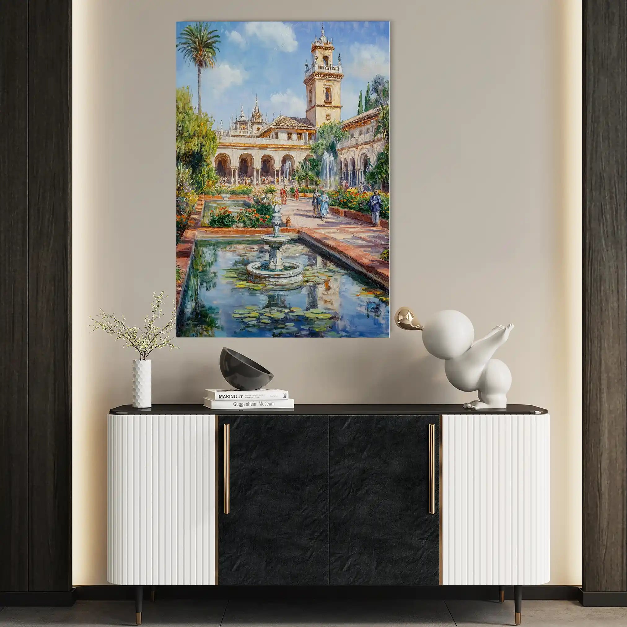 Landscape 328 Canvas Art 90 x 60 cm / Stretched on hidden frame