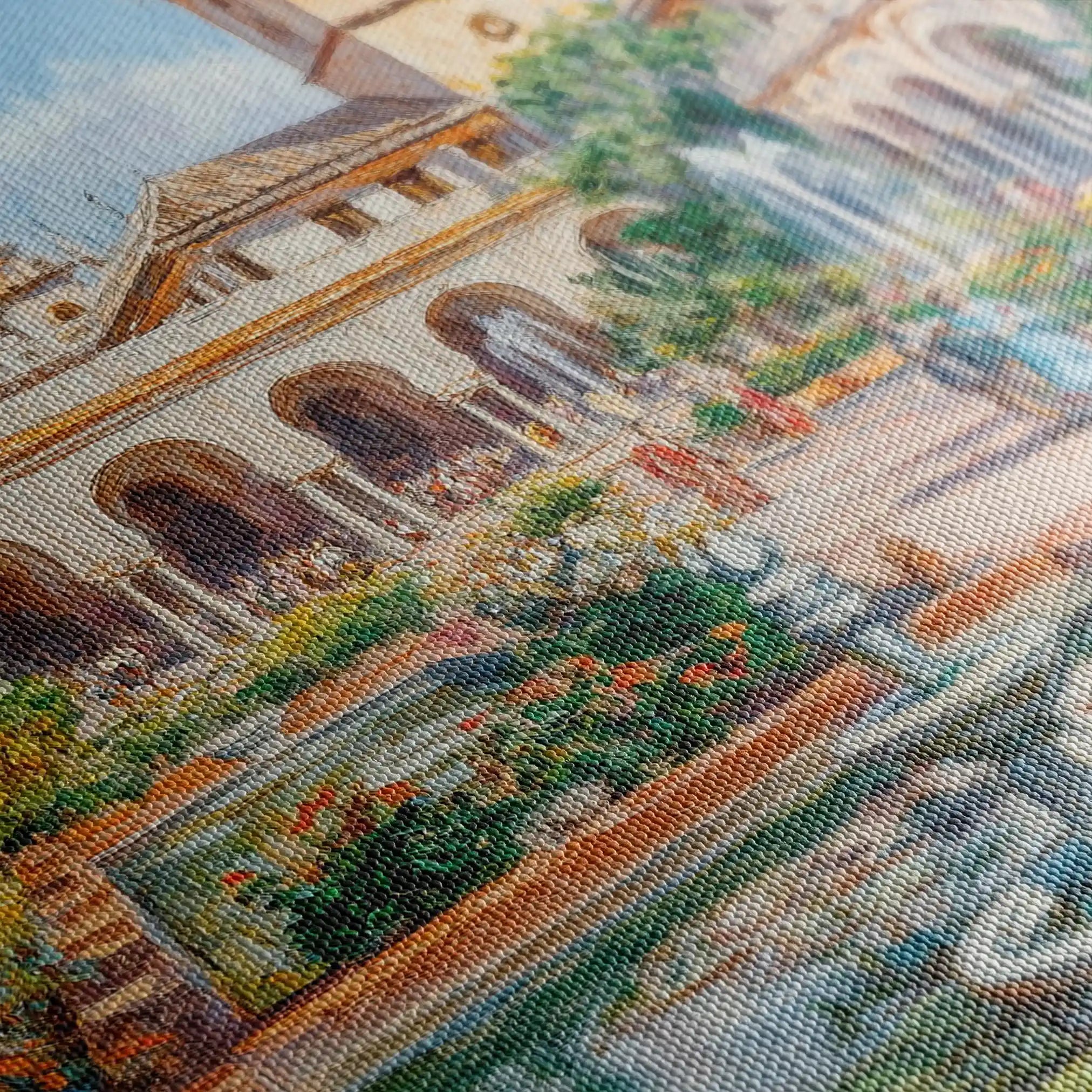 Landscape 328 Canvas Art 90 x 60 cm / Stretched on hidden frame