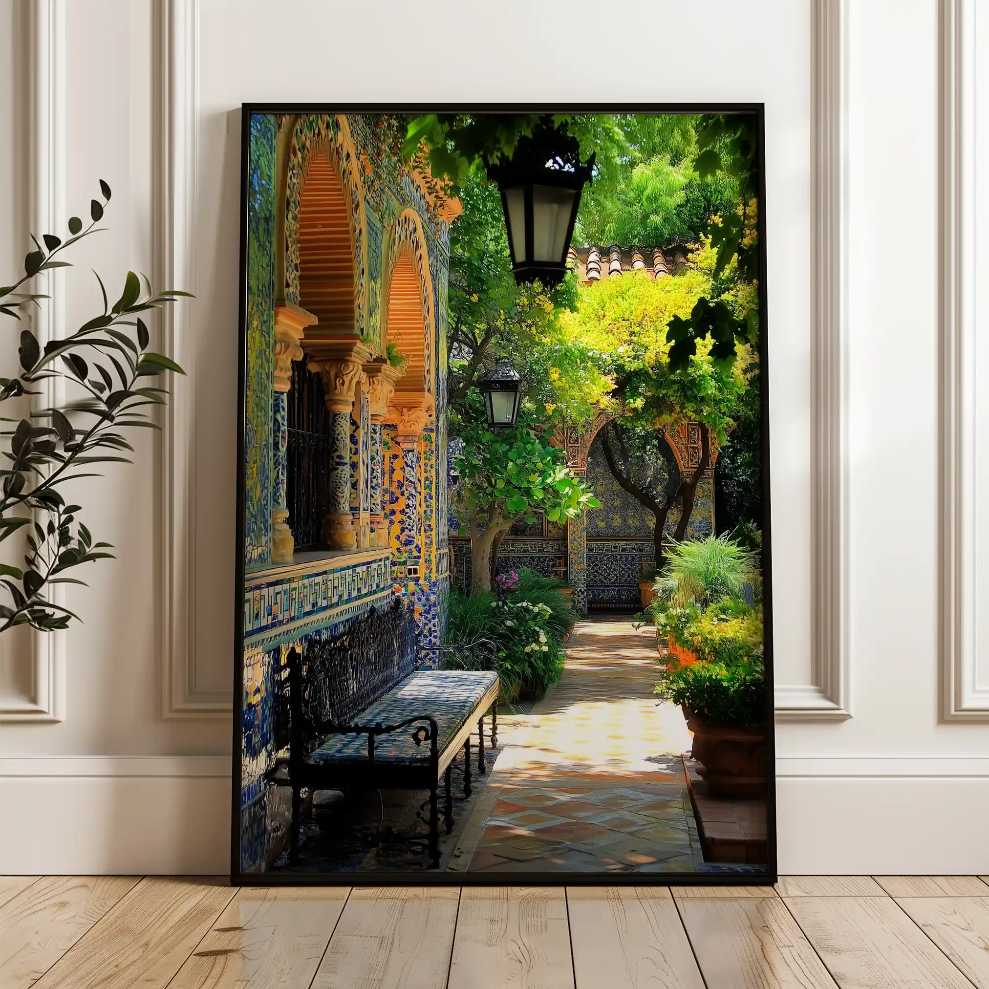 Landscape 329 Canvas Art 90 x 60 cm / Stretched on hidden frame