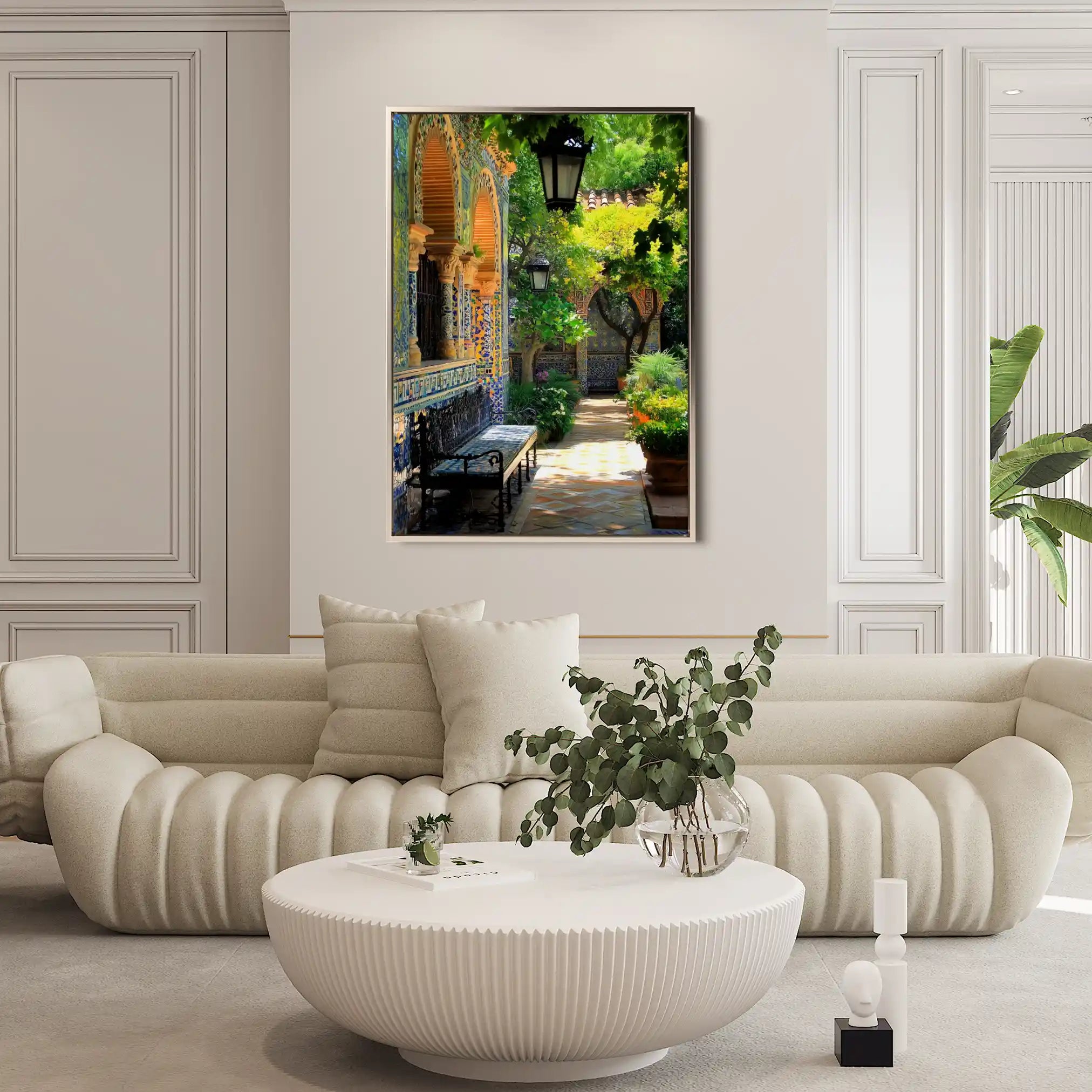 Landscape 329 Canvas Art 90 x 60 cm / Stretched on hidden frame